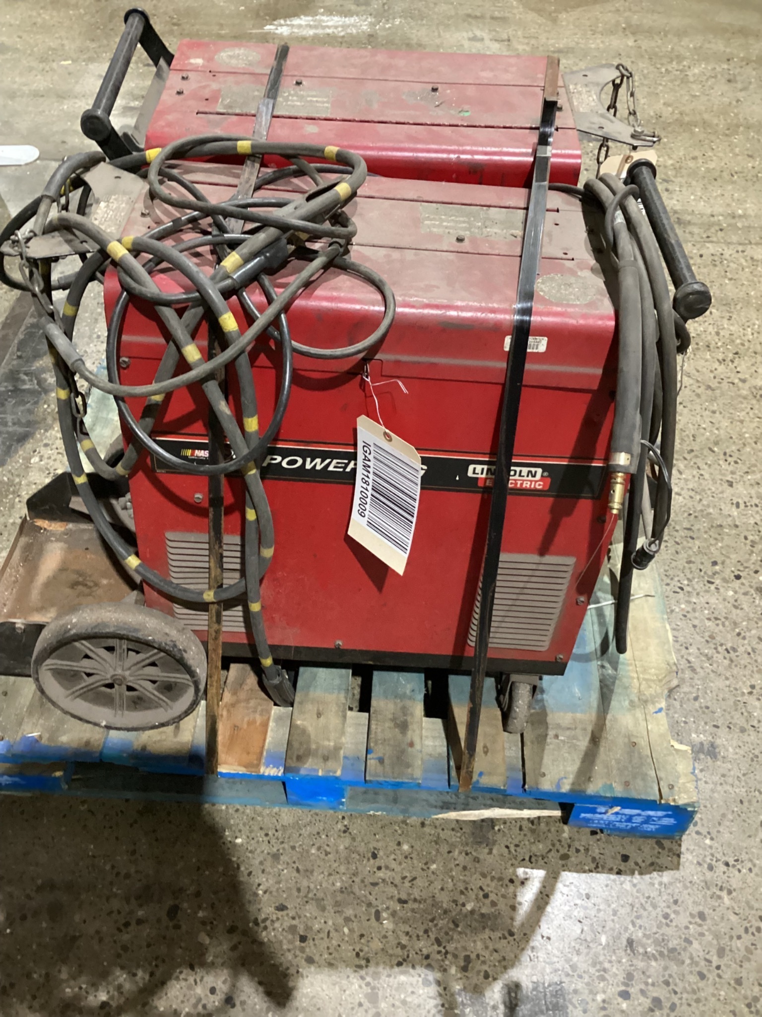 LINCOLN ELECTRIC POWER MIG 350MP WELDER USED 2