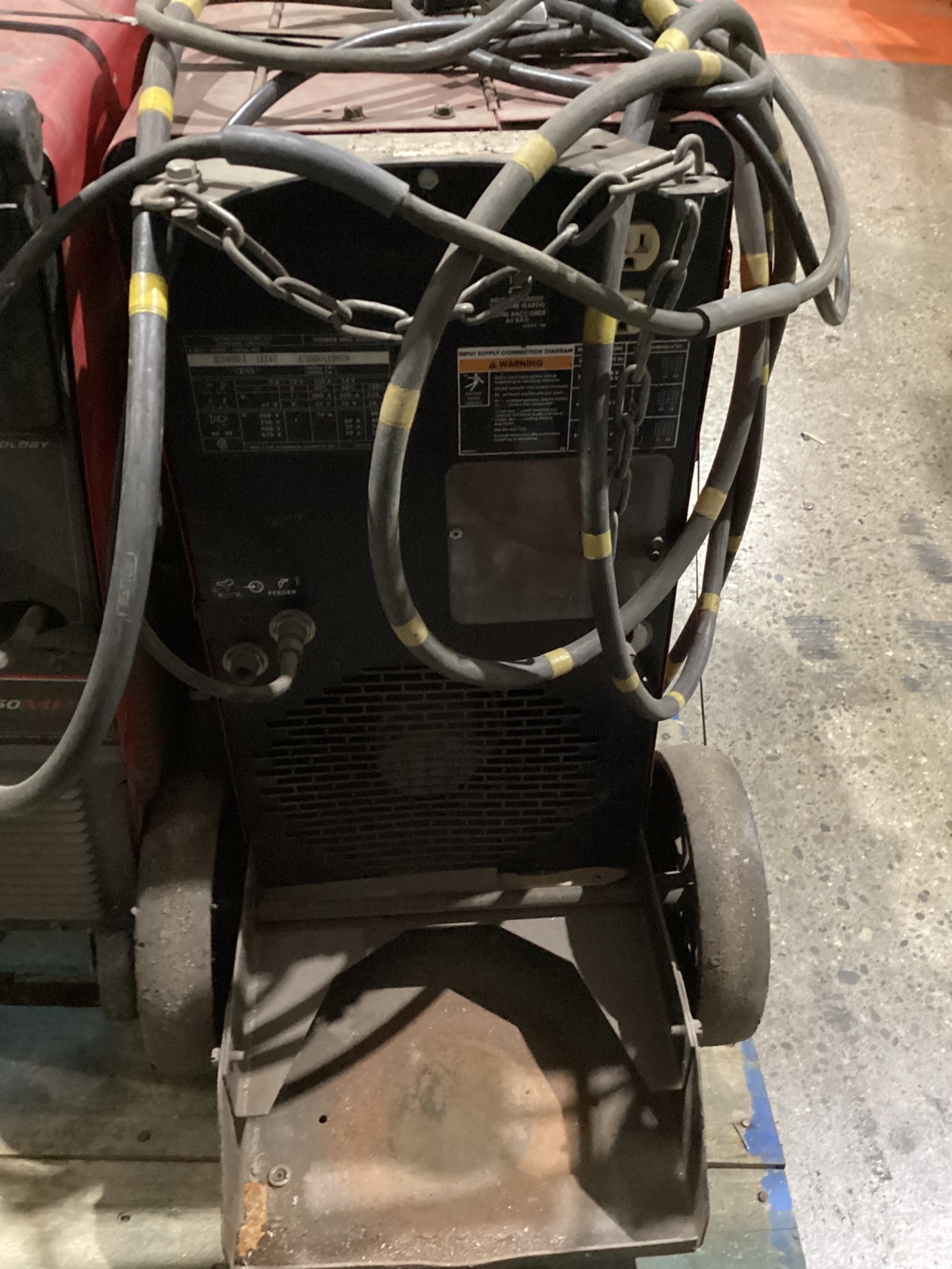LINCOLN ELECTRIC POWER MIG 350MP WELDER USED 3