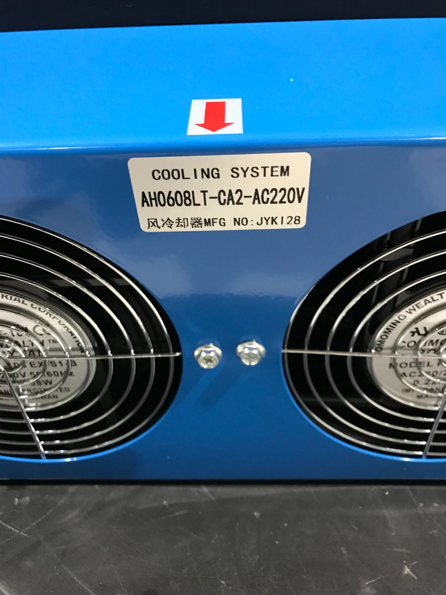 COOLBIT AH0608LT-CA2-AC220V DOUBLE COOLING FAN UNIT NEW 2