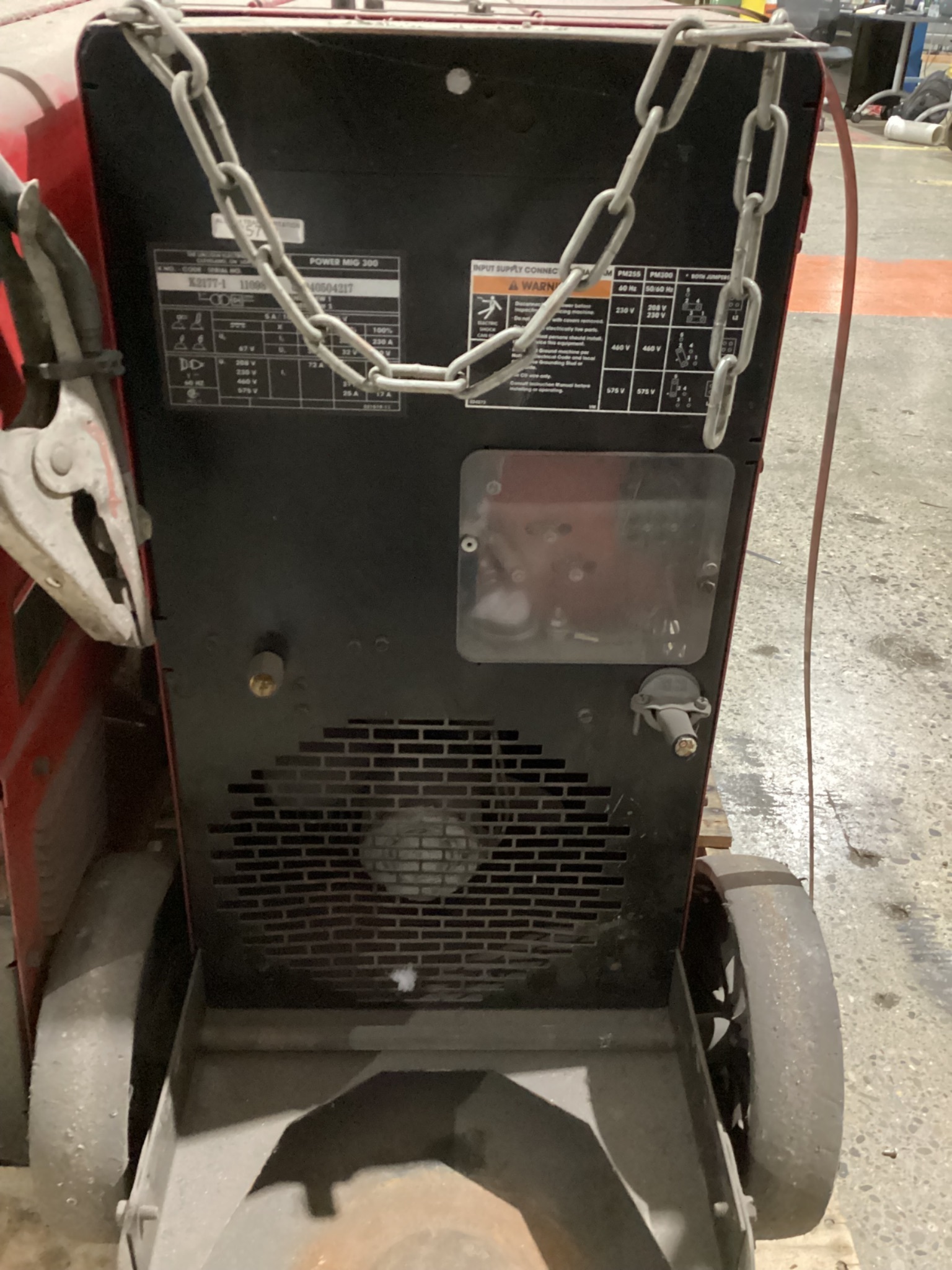 LINCOLN ELECTRIC POWER MIG 300 WELDER USED 3