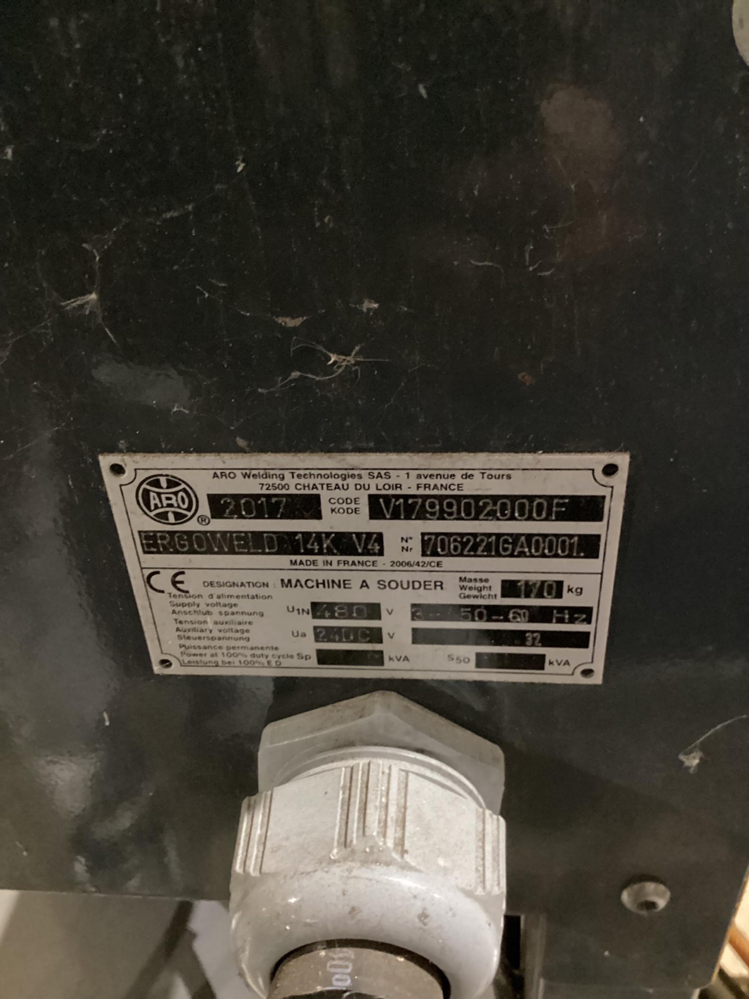 ARO ERGOWELD 14K V4 Mobile Spot Welder USED 4