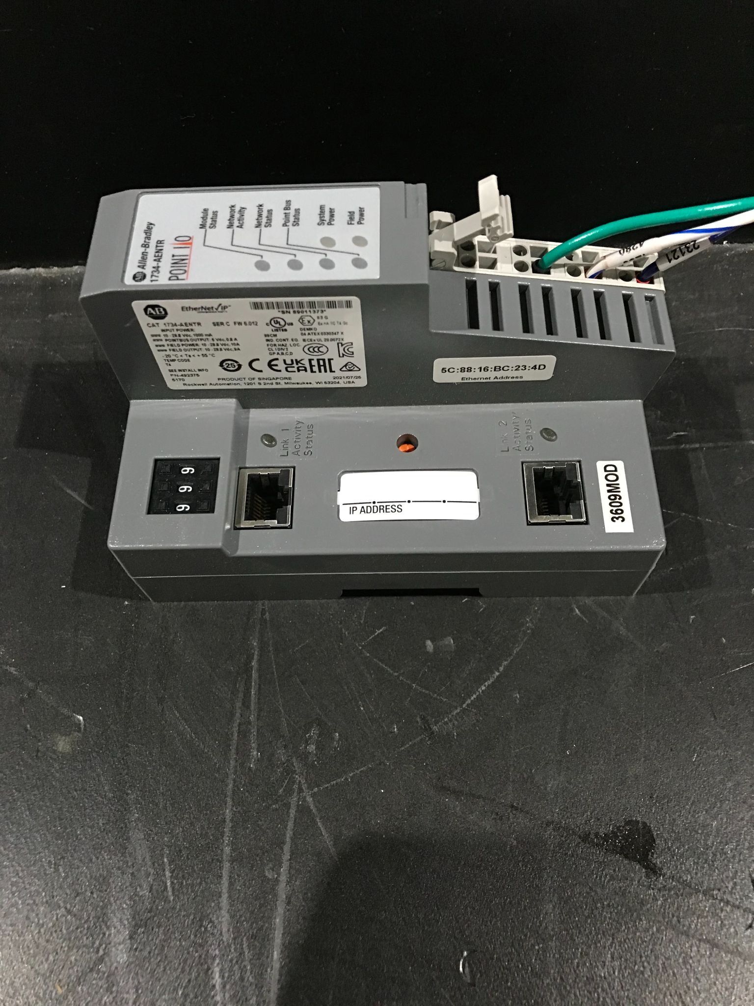 ALLEN-BRADLEY 1734-AENTR PLC MODULE NEW 1