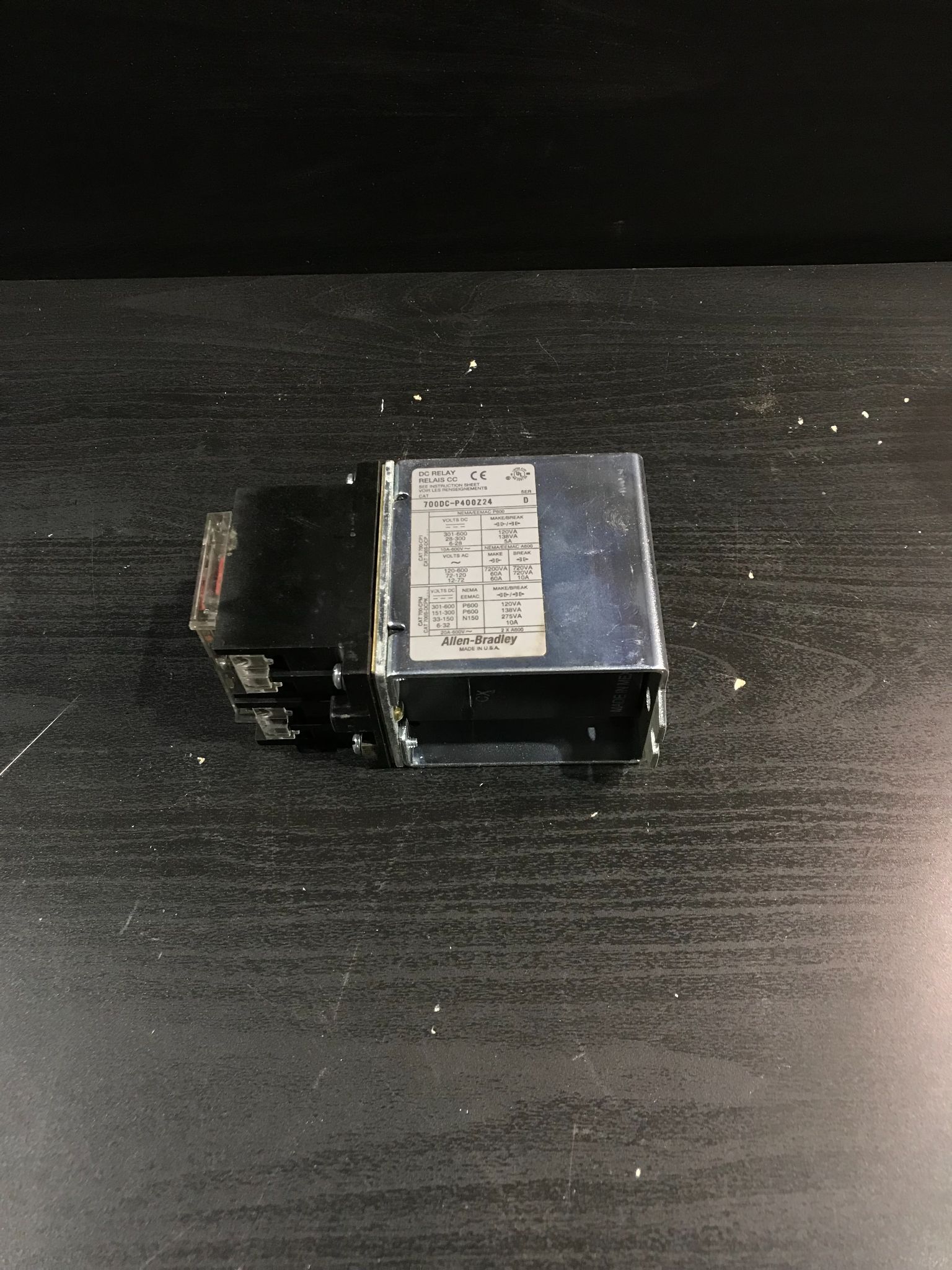ALLEN BRADLEY 700DC-PK400Z24 DC Relay USED 3