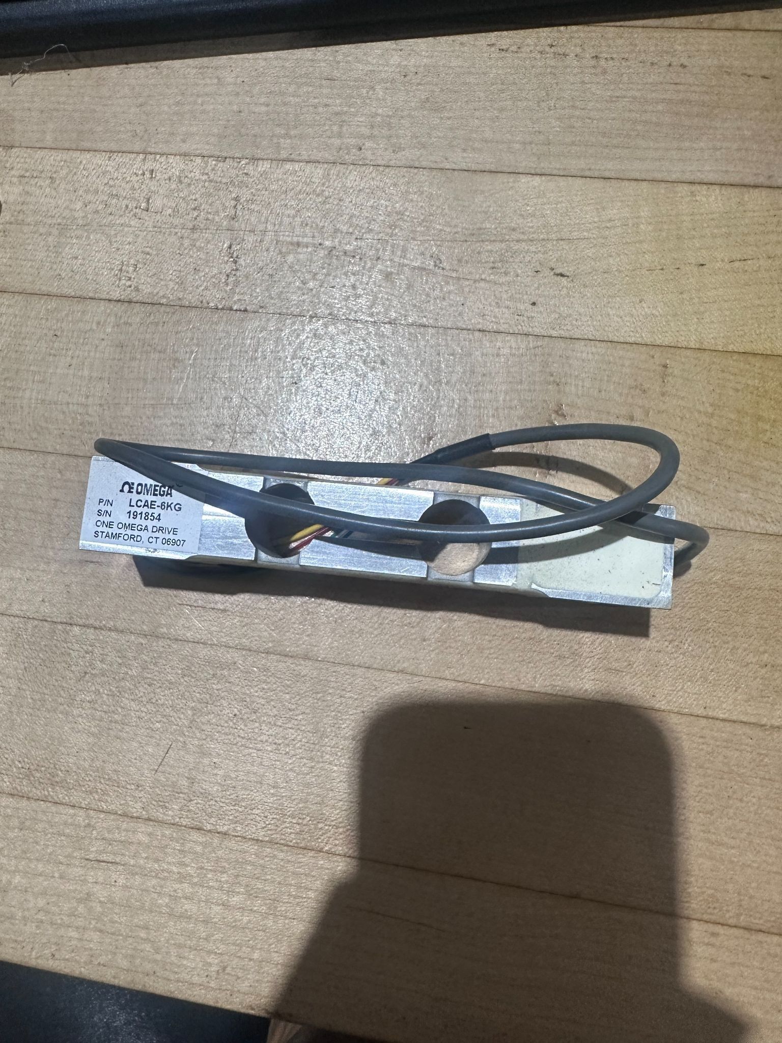 OMEGA LCAE-6KG Load Cell USED 1