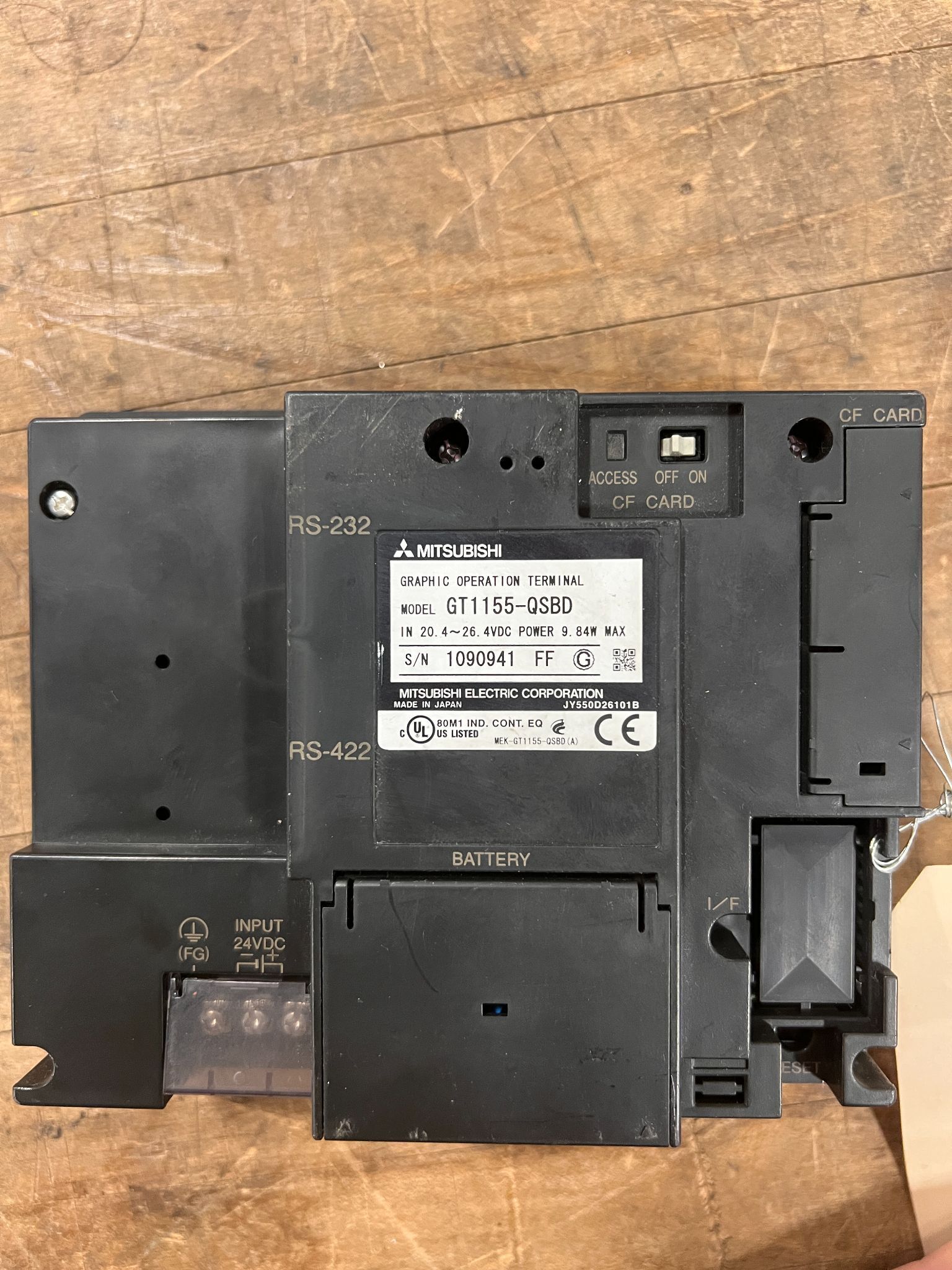 MITSUBISHI GT1155-QSBD TOUCH SCREEN PANEL USED 1