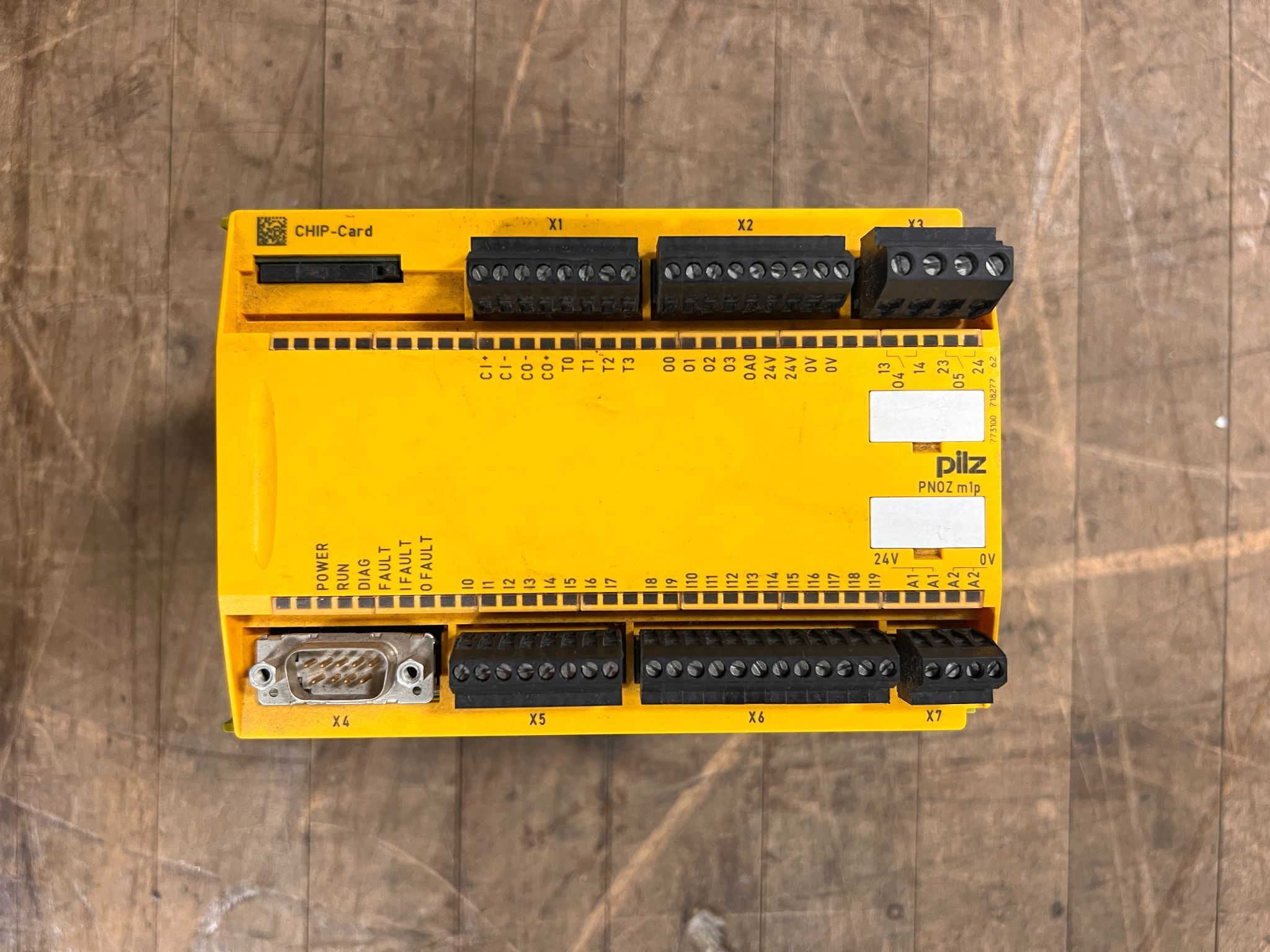 PILZ PNOZm1p PLC MODULE USED 1