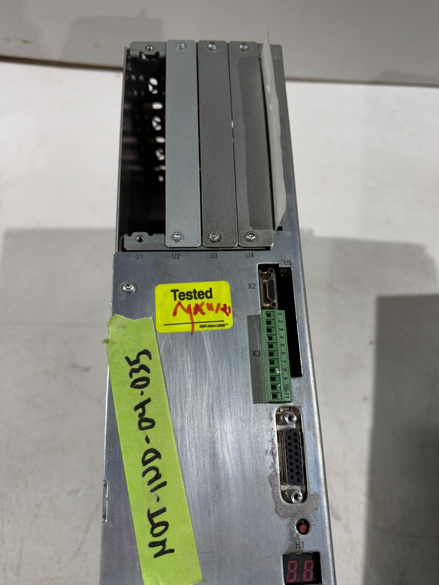 REXROTH HDS03.2-W075N-HS12-.01-FW SERVO DRIVE USED 2