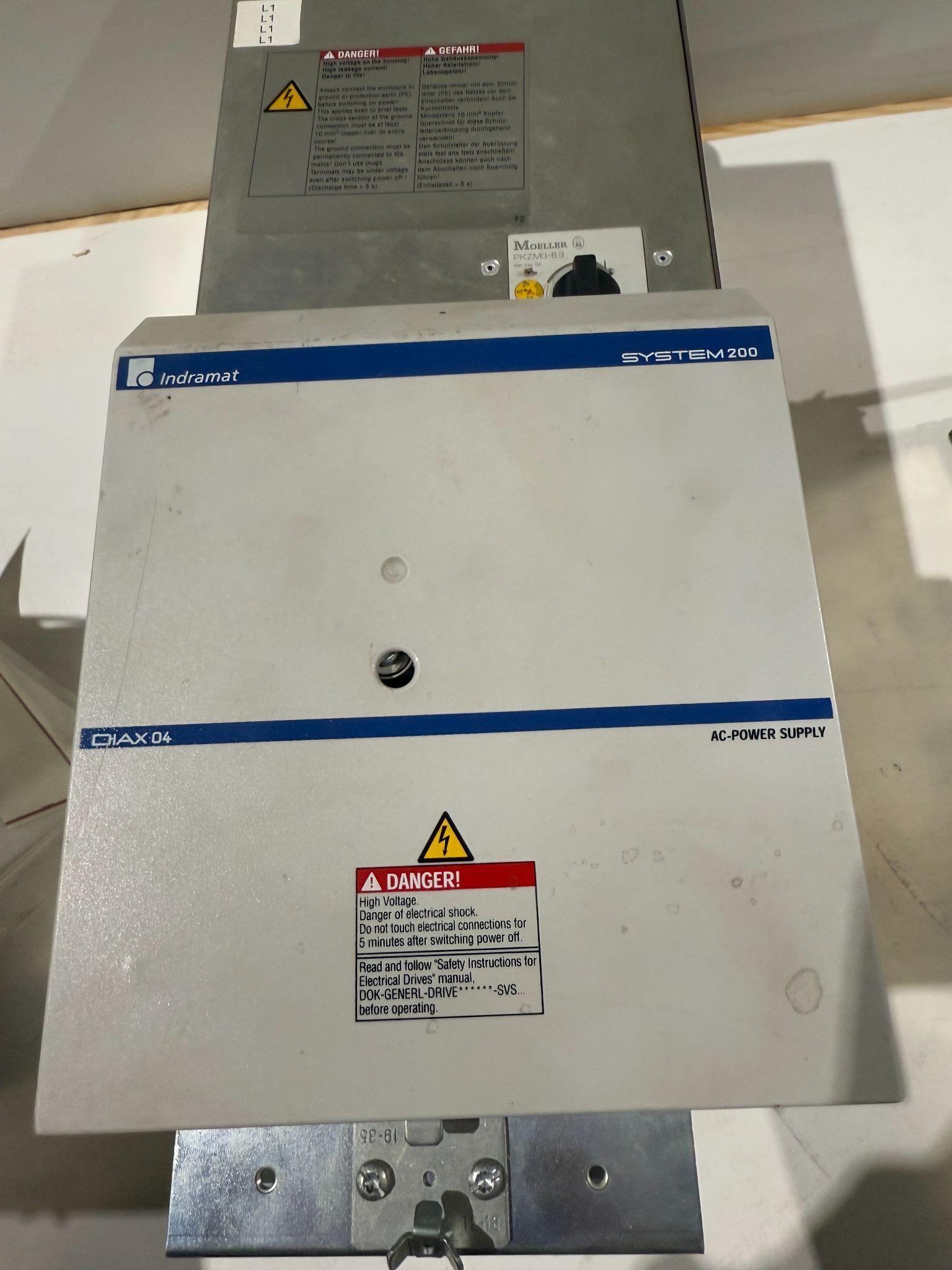 INDRAMAT HZF01.1-W045N POWER SUPPLY USED 1