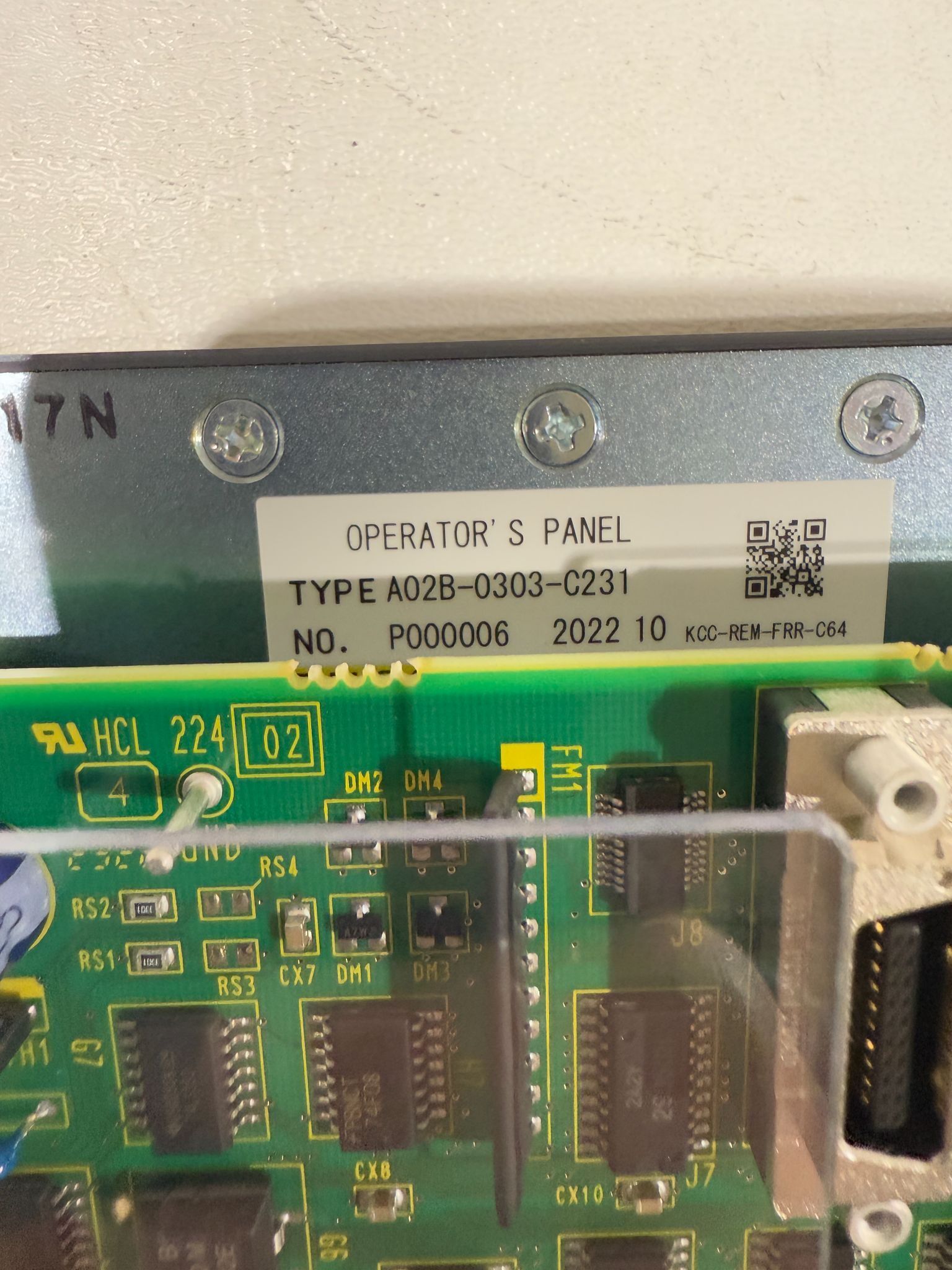 FANUC A02B-0303-C231 OPERATOR PANEL NEW 2