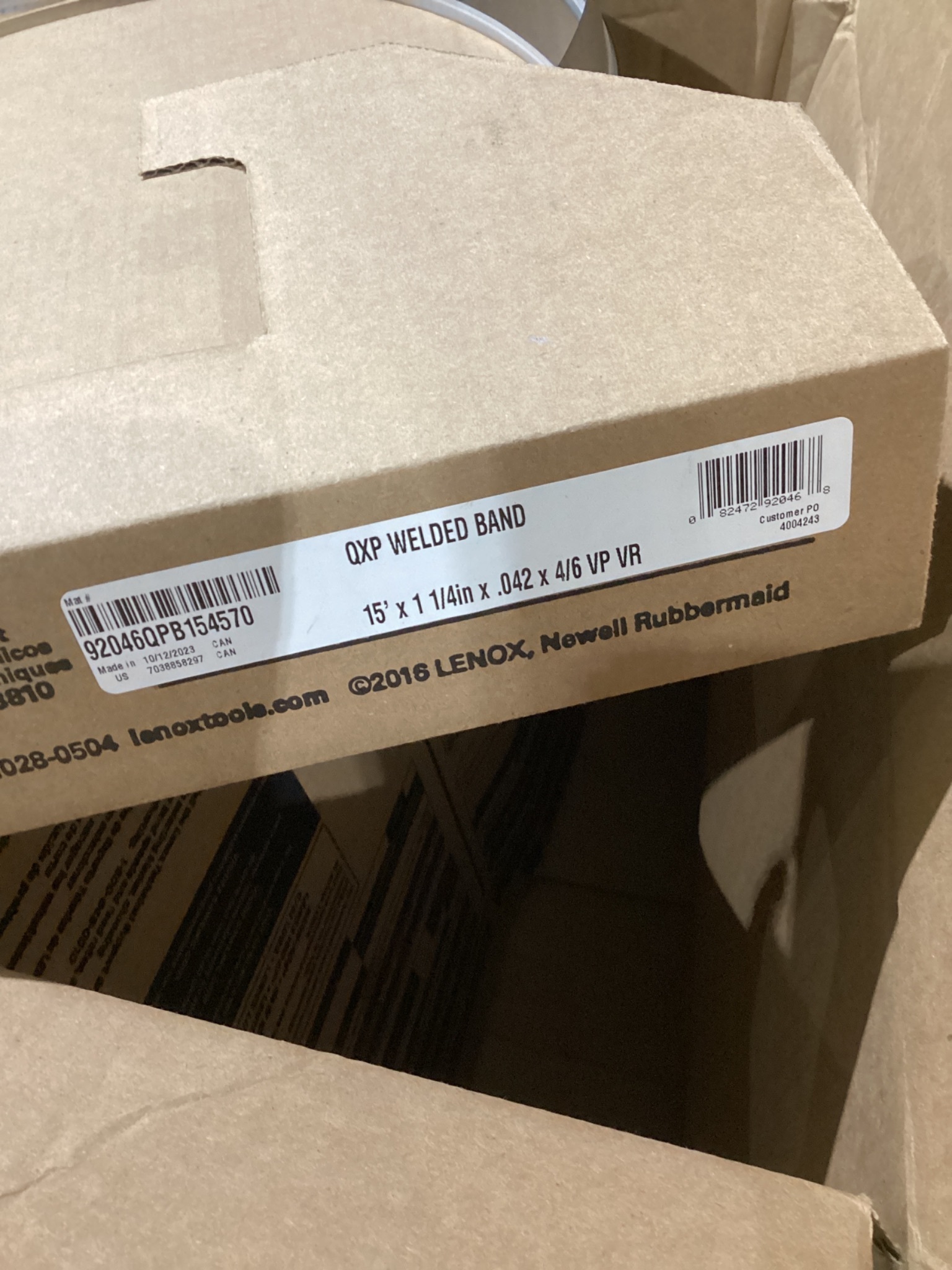 LENOX 92046QPB154570 QXP Bandsaw Blade NEW 3