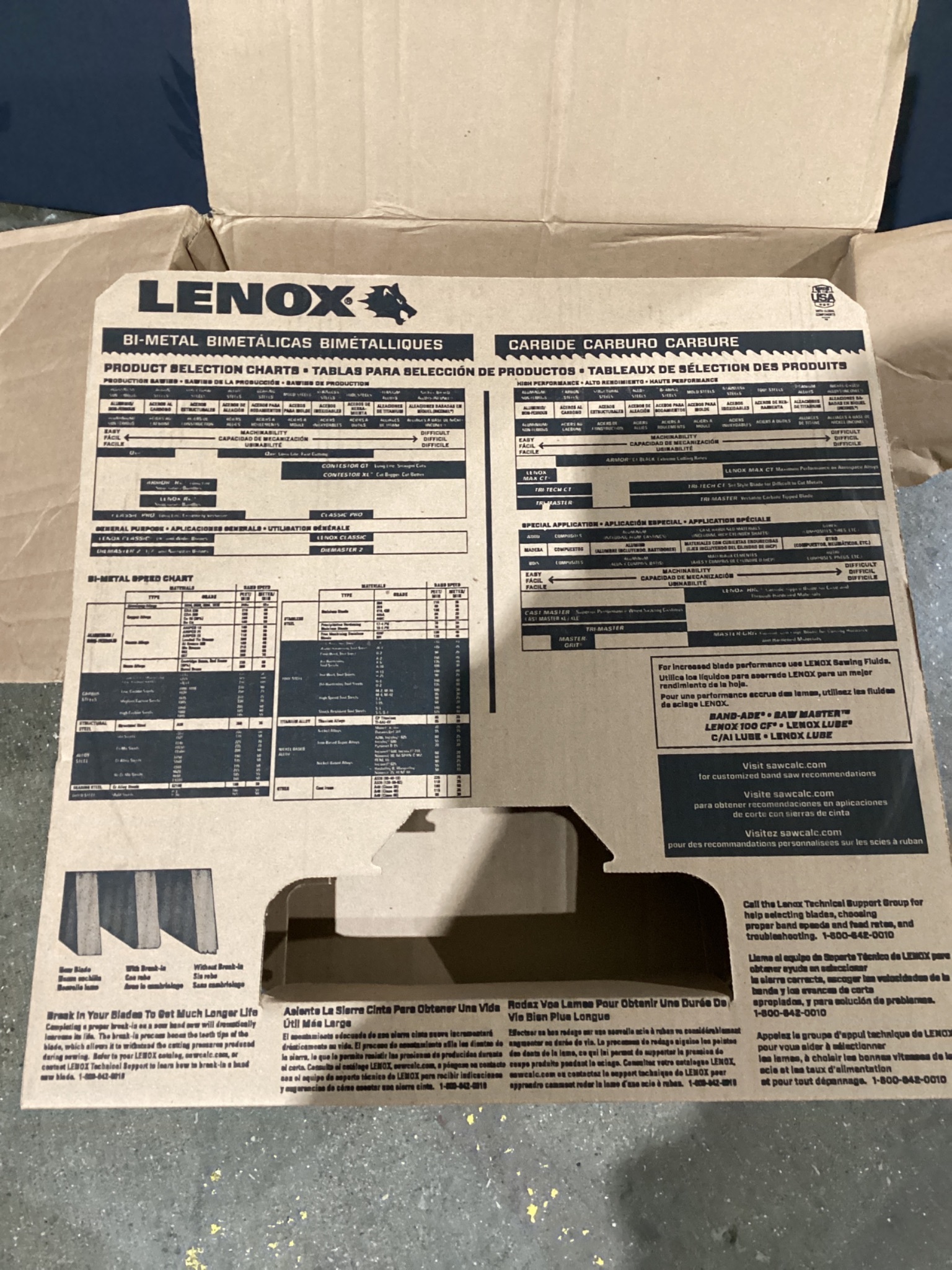 LENOX 92046QPB154570 QXP Bandsaw Blade NEW 4