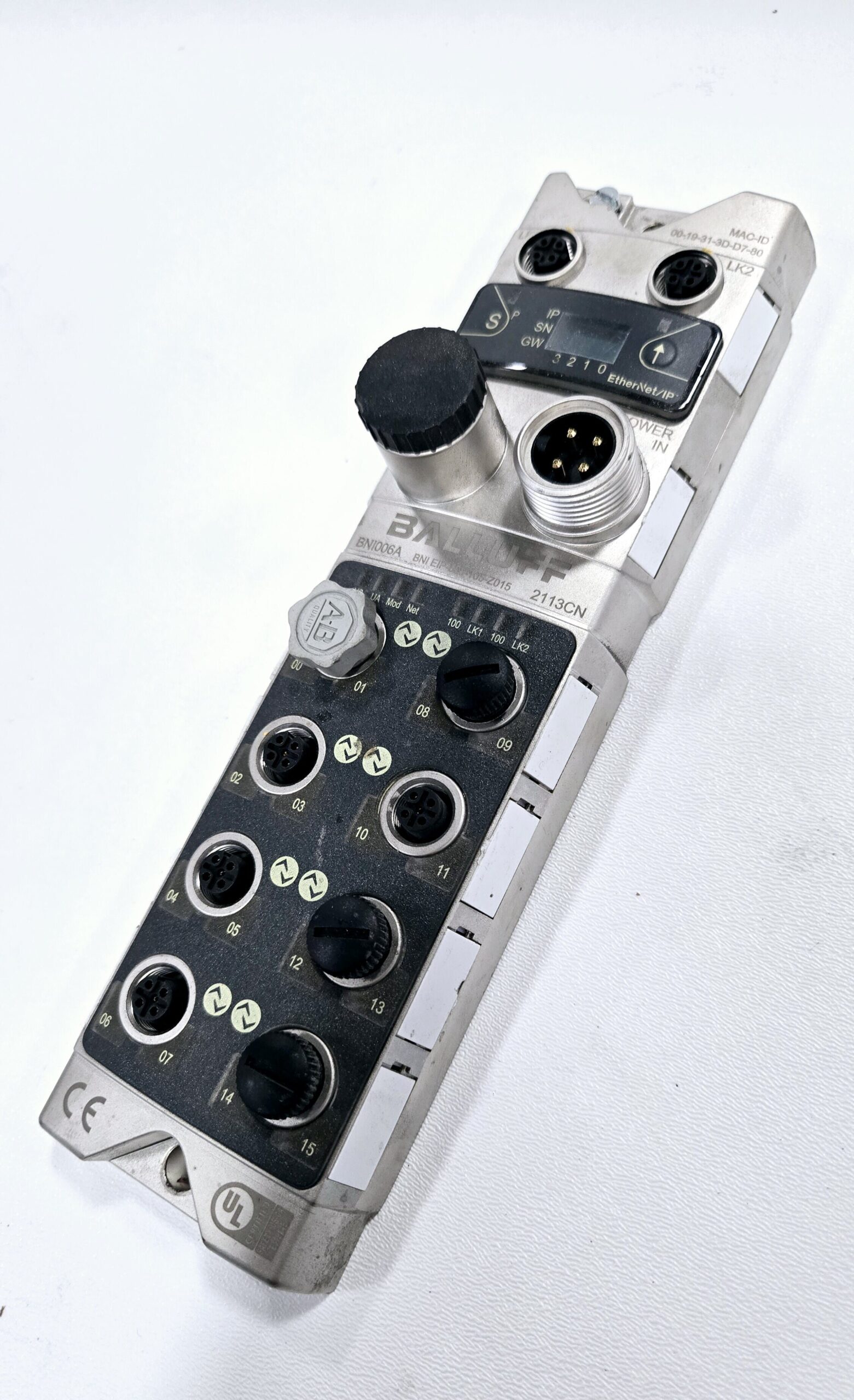 BALLUFF BNI006A BNI EIP-508-105-Z015 2113CN DIGITAL I/O USED 1
