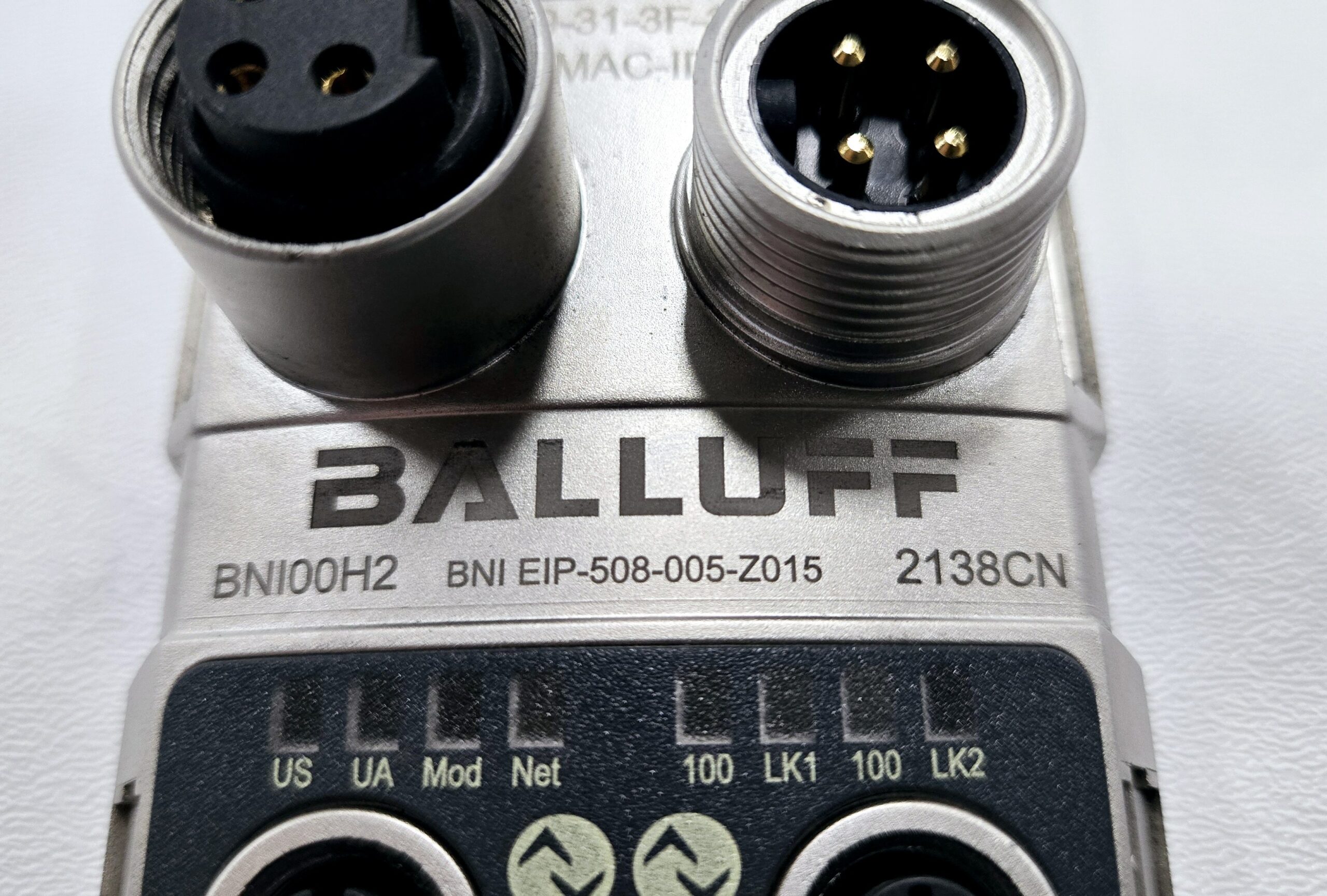 BALLUFF BNI00H2 BNI EIP-508-005-Z015 2138CN DIGITAL I/O USED 2