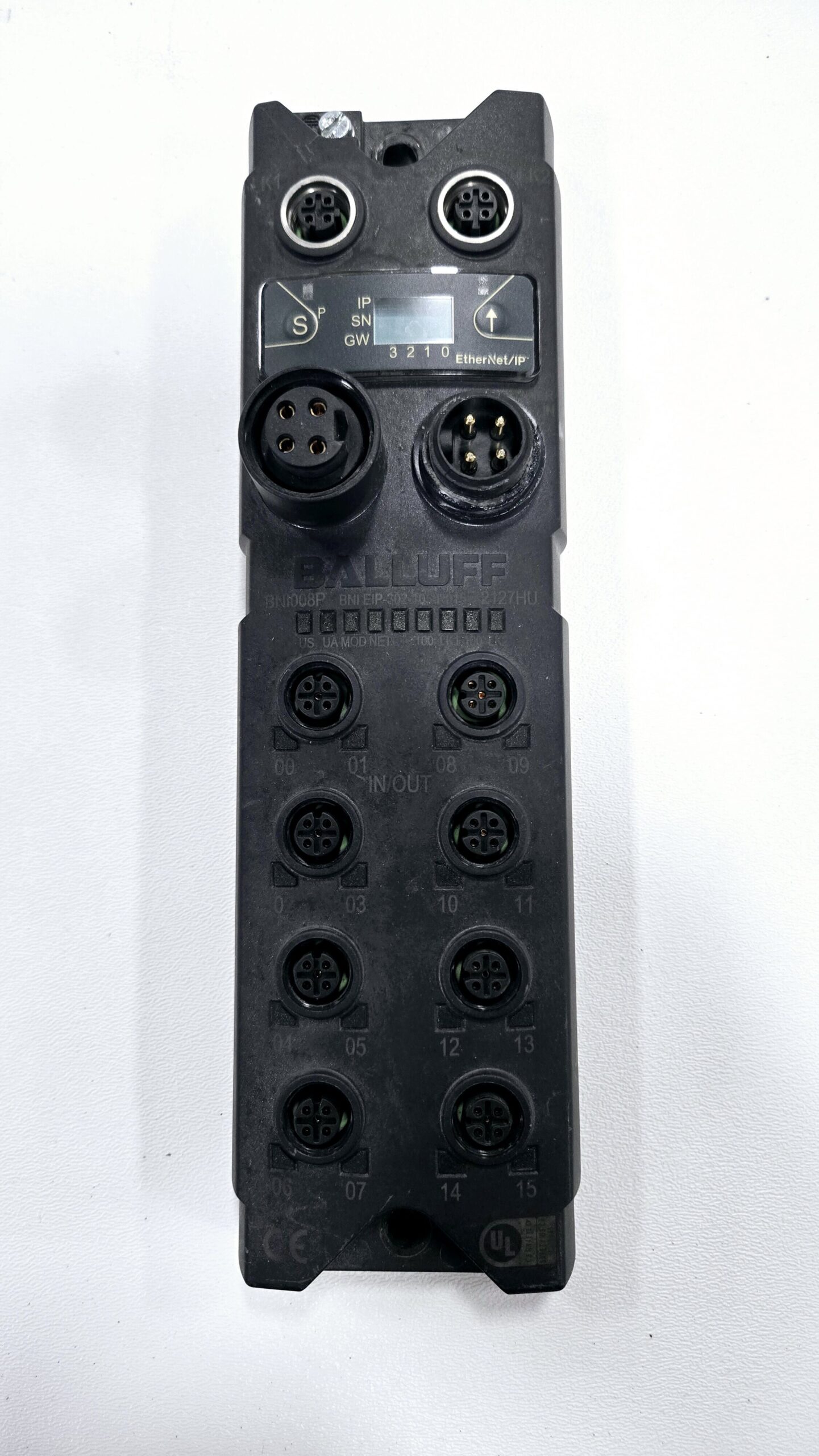 BALLUFF BNI008P BNI EIP-302-105-R015 2127HU DIGITAL I/O USED 0