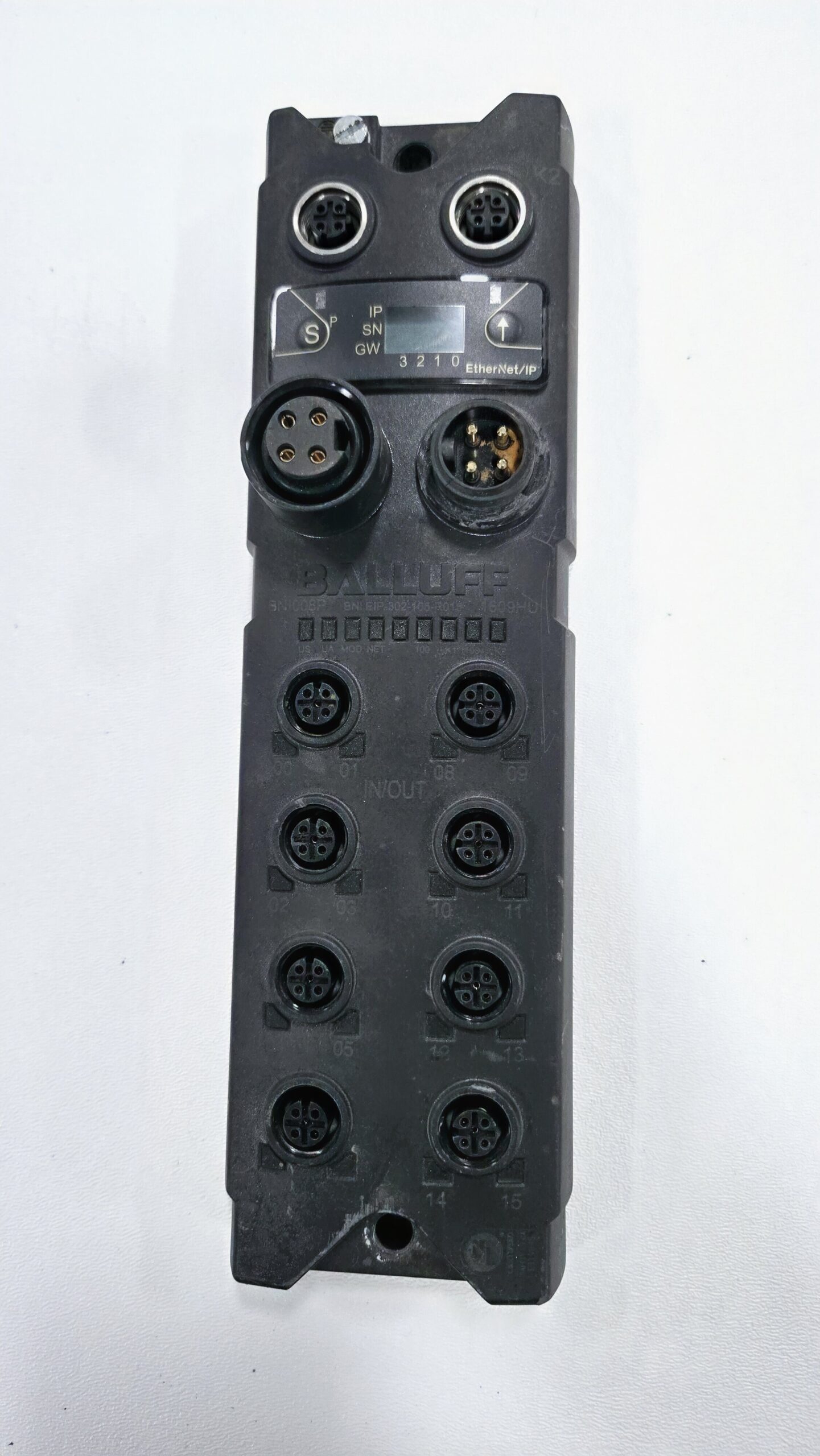 BALLUFF BNI008P BNI EIP-302-105-R015 1609HU DIGITAL I/O USED 0