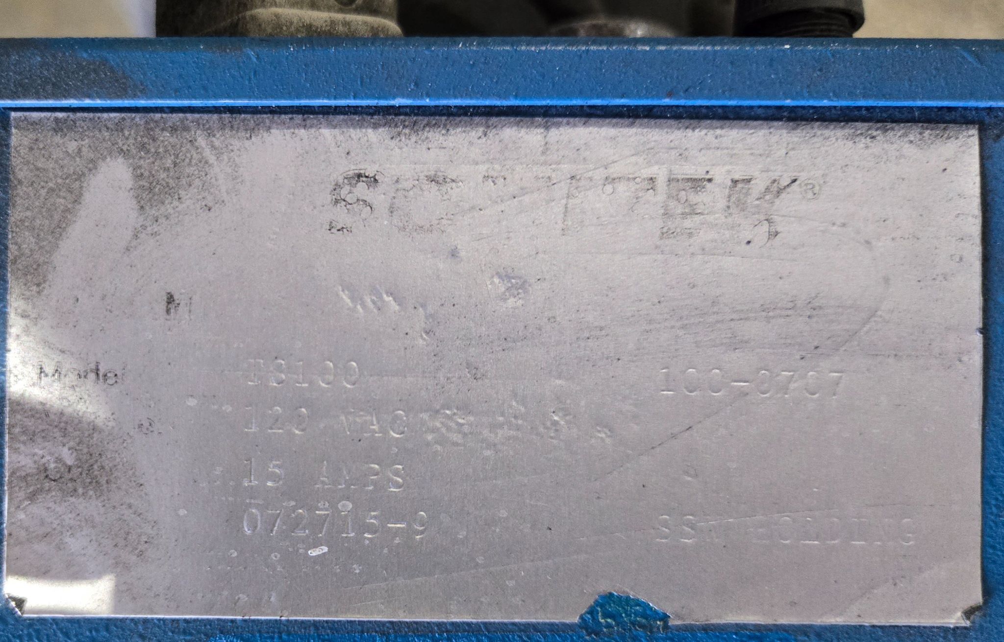 SONITEK TS100 HEATSTAKING ARBOR PRESS USED 6
