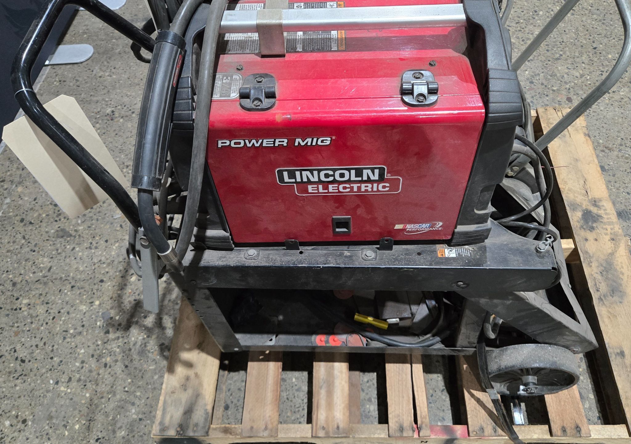 Lincoln Electric POWER MIG 210 MP WELDER WITH CART USED 3