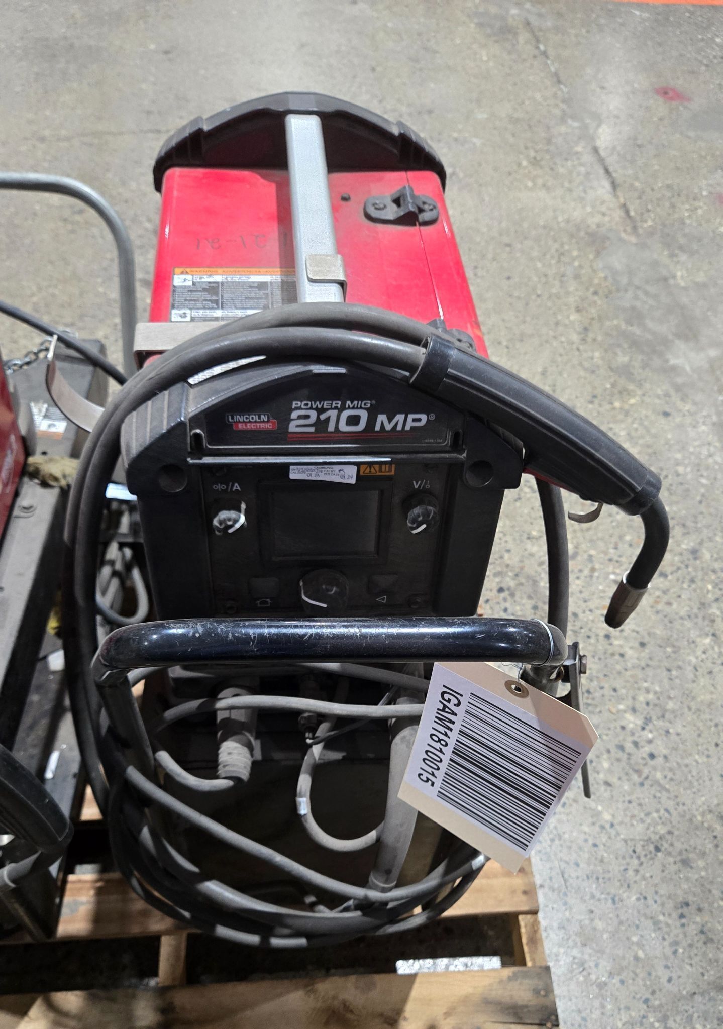 Lincoln Electric POWER MIG 210 MP WELDER WITH CART USED 5
