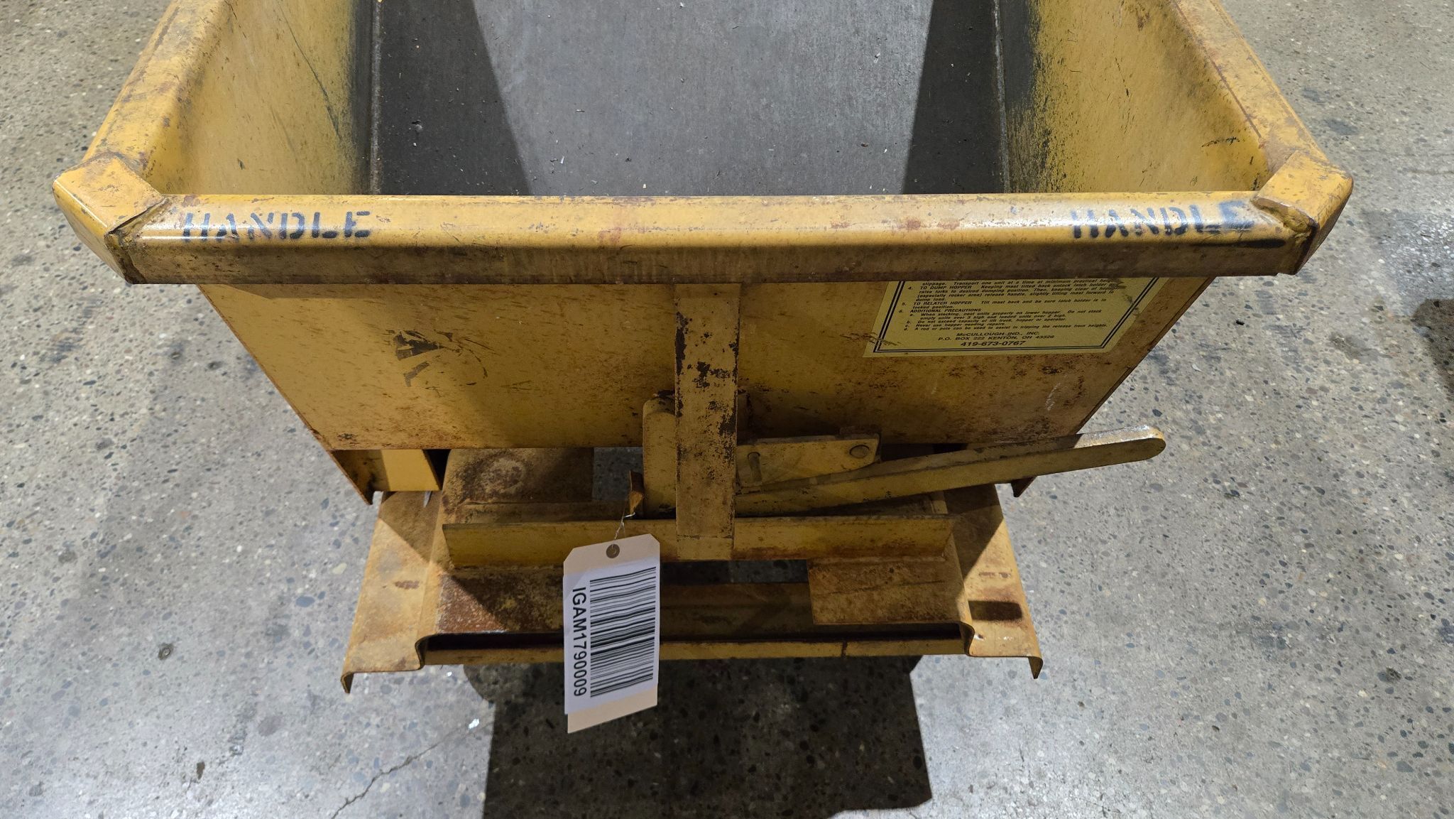 WRIGHT SELF DUMPING HOPPER USED 4