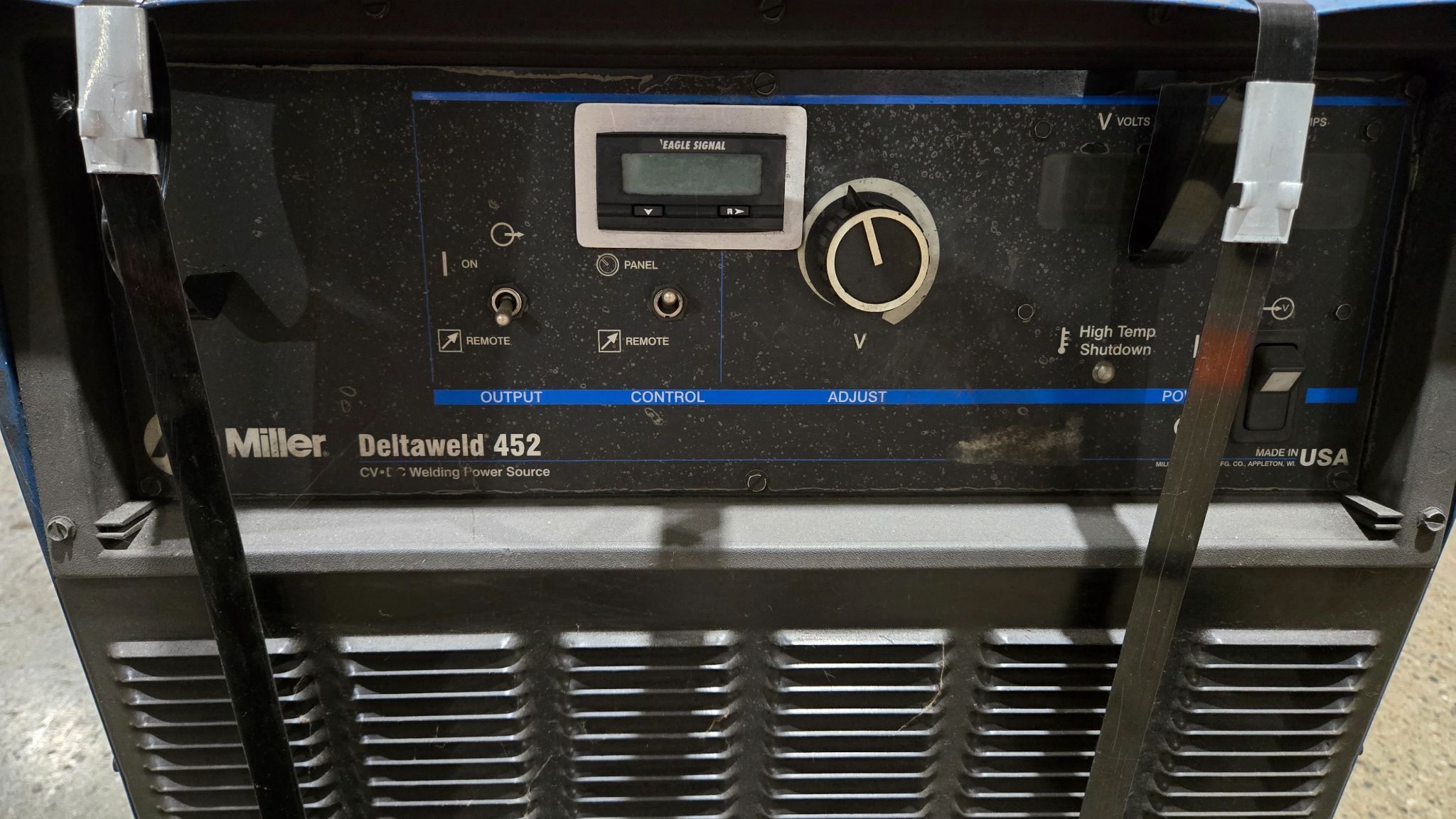 MILLER AUTO DELTAWELD 452 MIG WELDER WITH WIRE FEEDER USED 2