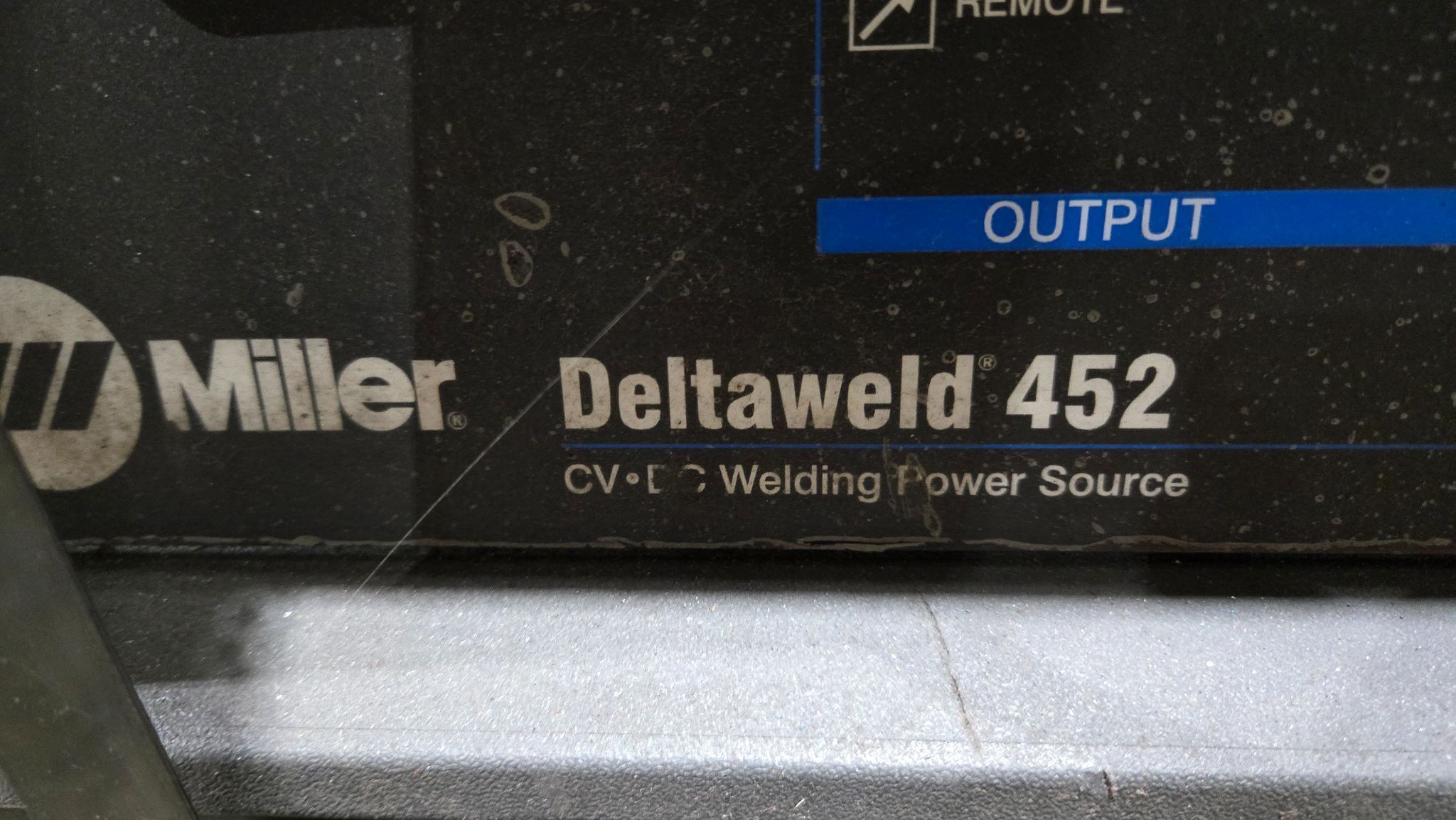 MILLER AUTO DELTAWELD 452 MIG WELDER WITH WIRE FEEDER USED 5