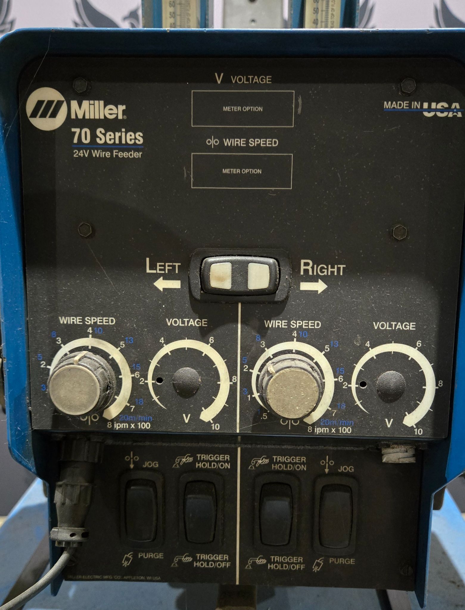 MILLER AUTO DELTAWELD 452 MIG WELDER WITH WIRE FEEDER USED 7