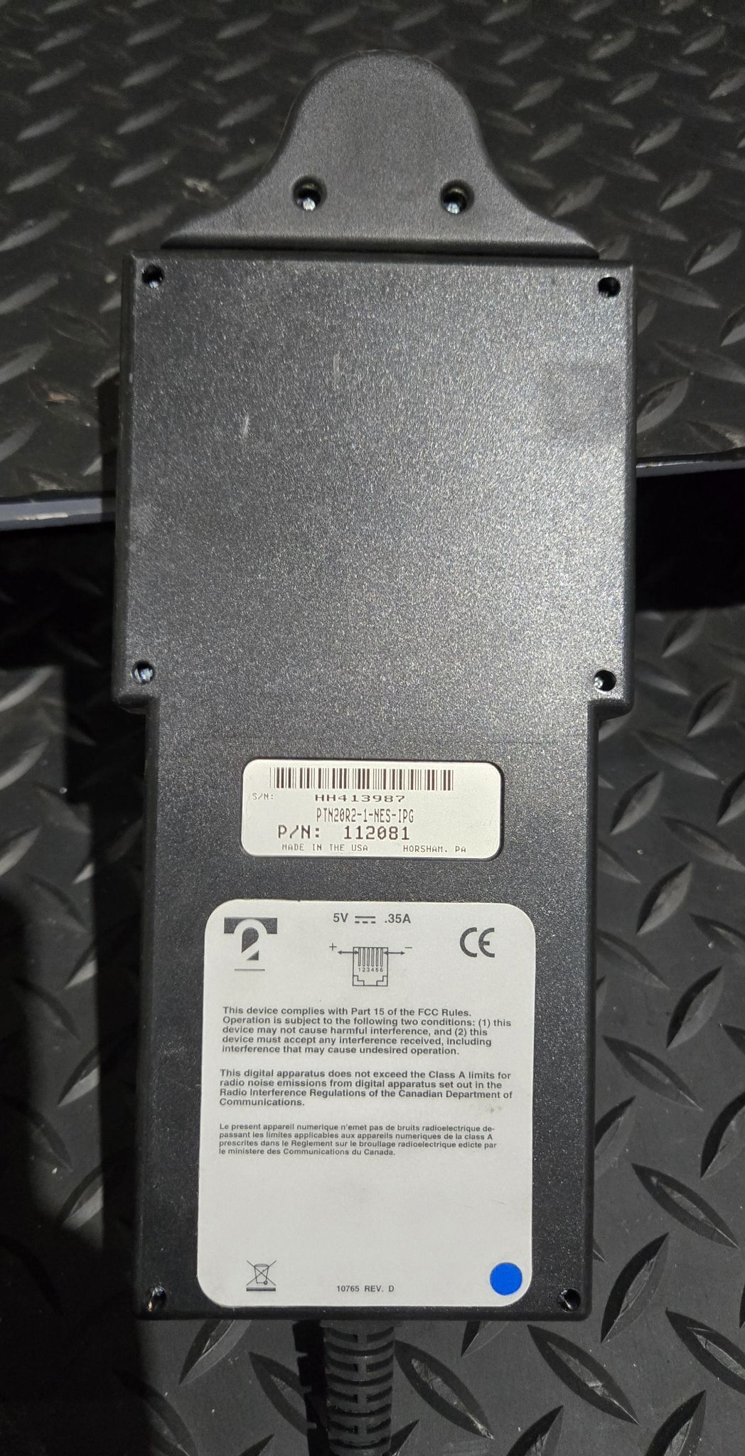 IPG 112081 FIBER LASER PENDANT CONTROLLER USED 3