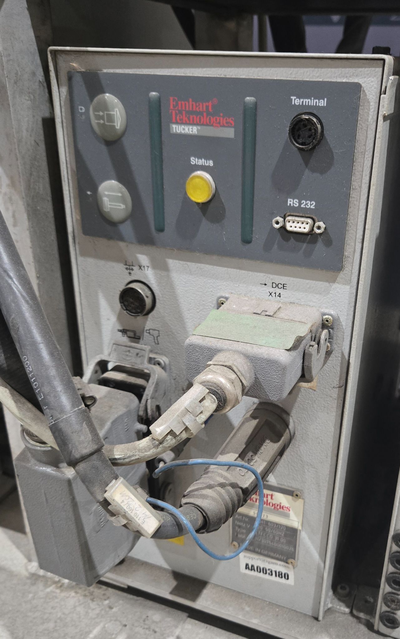 EMHART DCEMAX T025-342/500 Stud Welder Control Station USED 8