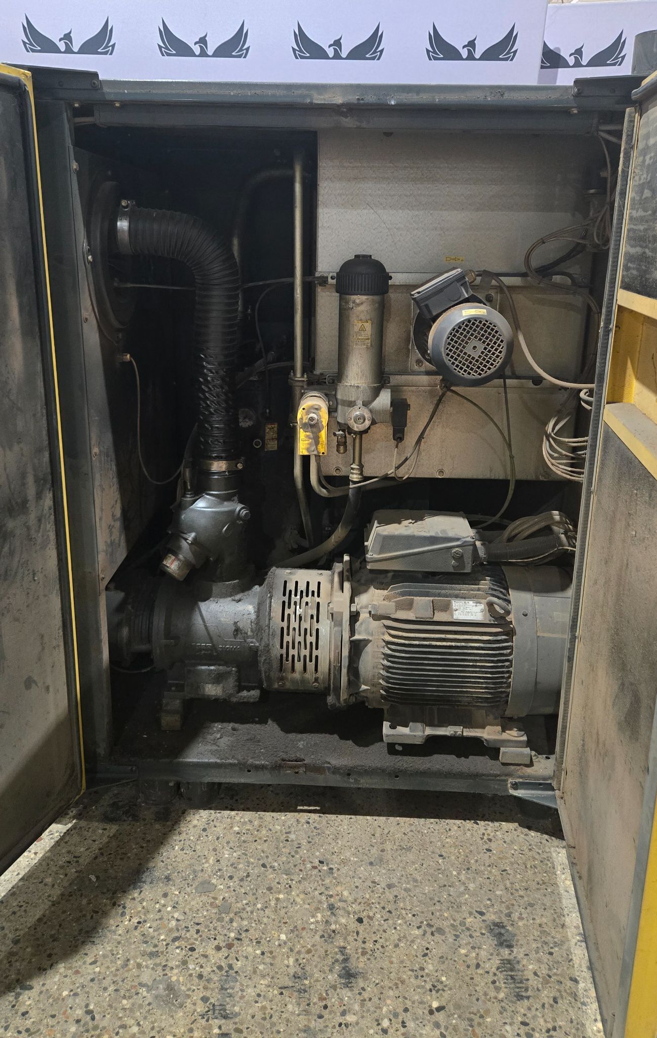 2018 KAESER BSD 50T Rotary Screw Compressor w/ ABT 83 Refrigeration Dryer USED 2