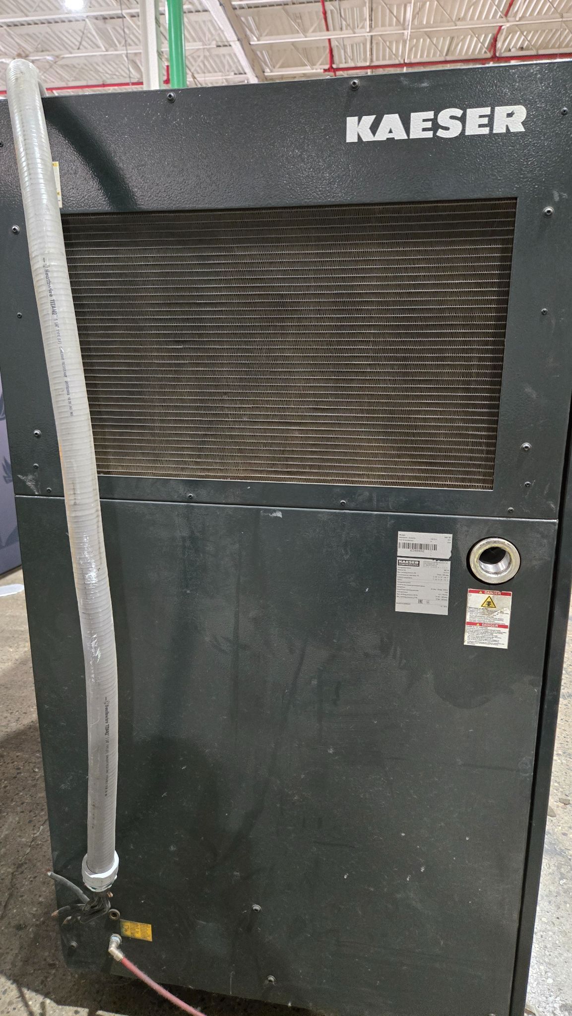 2018 KAESER BSD 50T Rotary Screw Compressor w/ ABT 83 Refrigeration Dryer USED 8