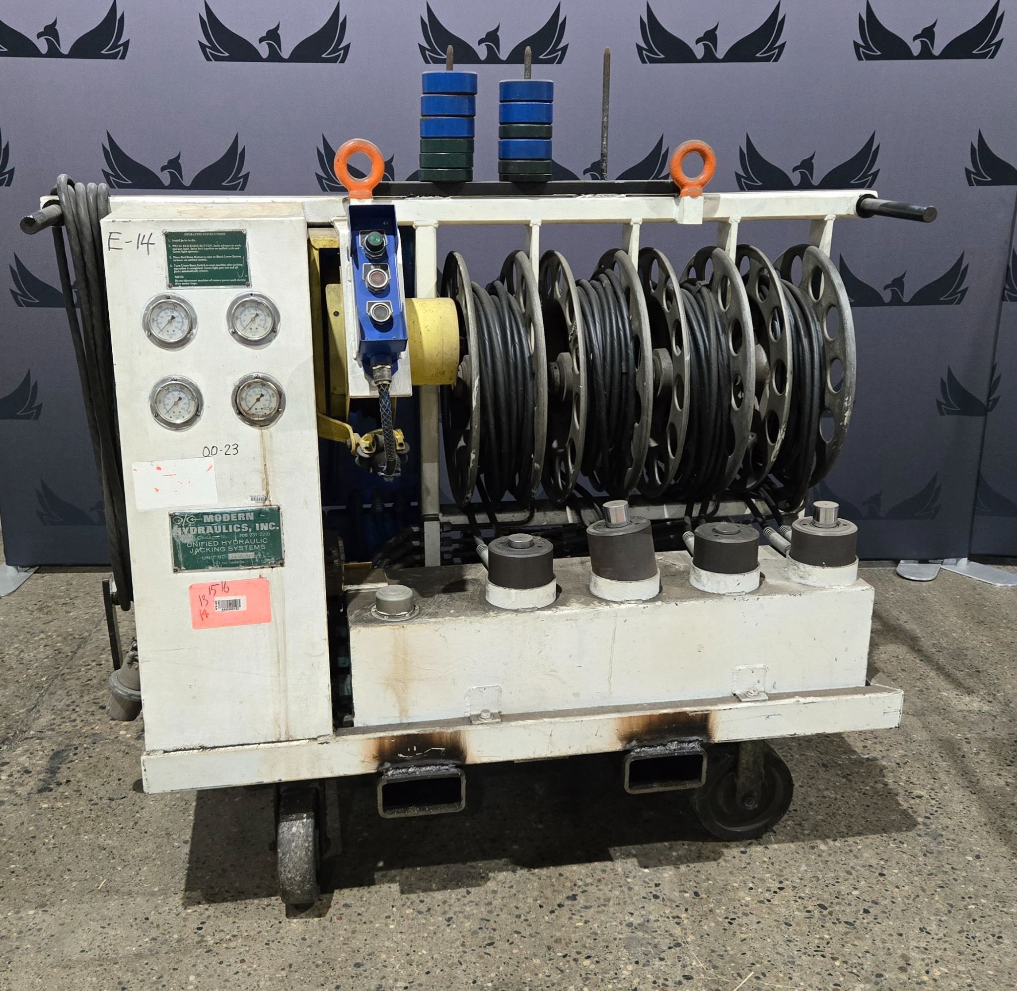 MODERN HYDRAULIC CORP 60072473 UNIFIED HYDRAULIC JACKING SYSTEMS USED 0