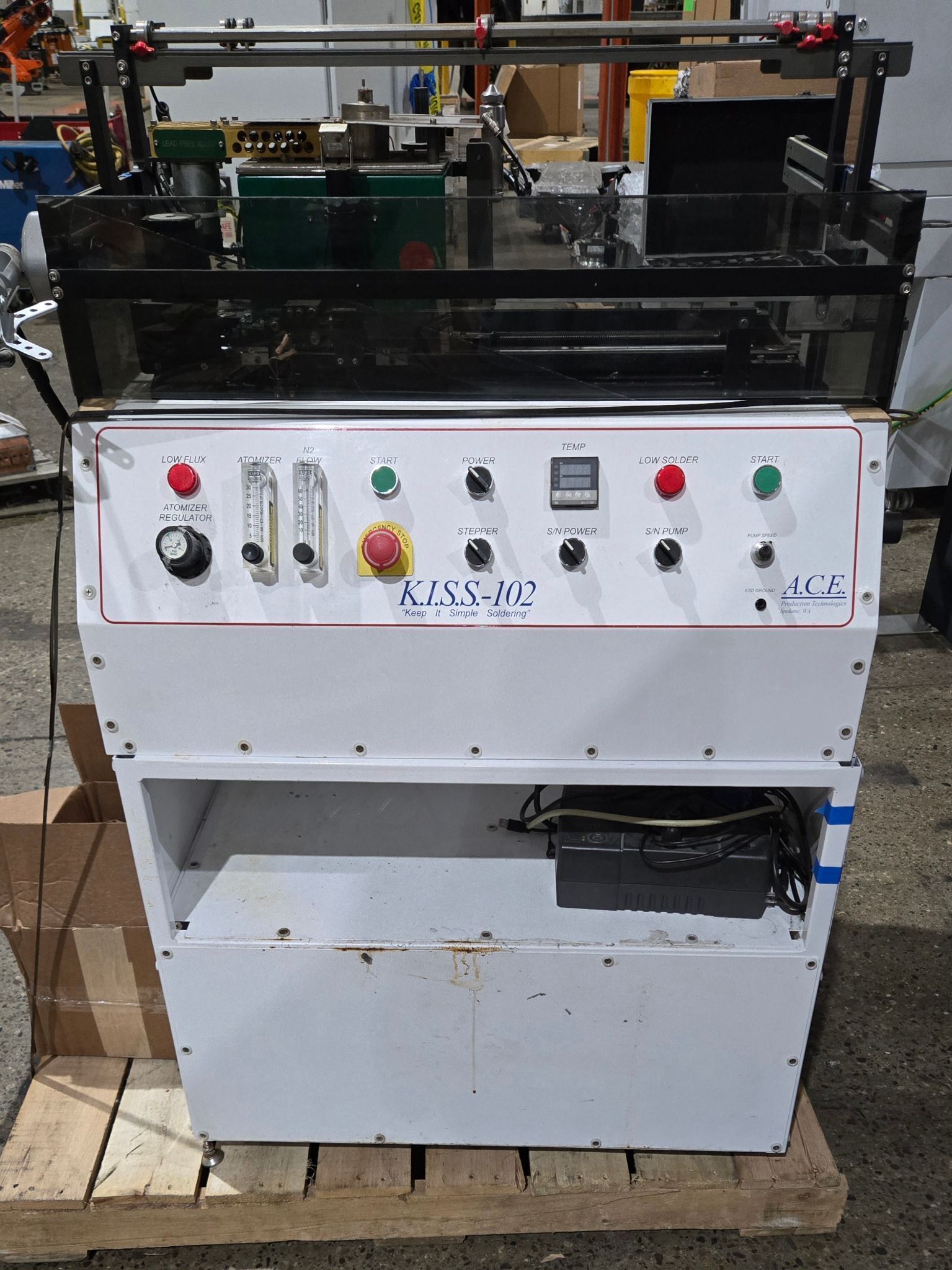 ACE KISS-102 SELECTIVE SOLDERING MACHINE USED 0