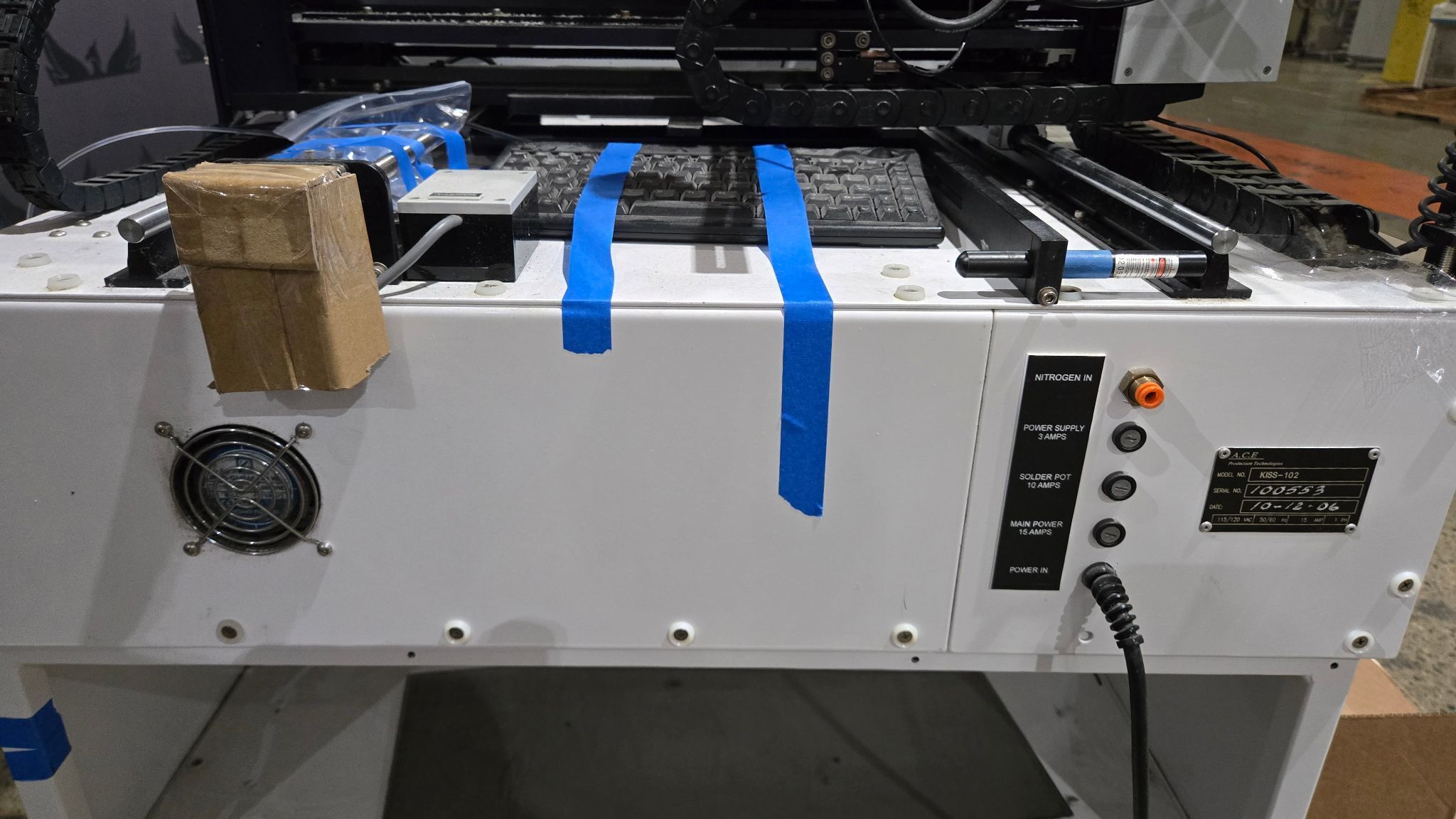 ACE KISS-102 SELECTIVE SOLDERING MACHINE USED 8