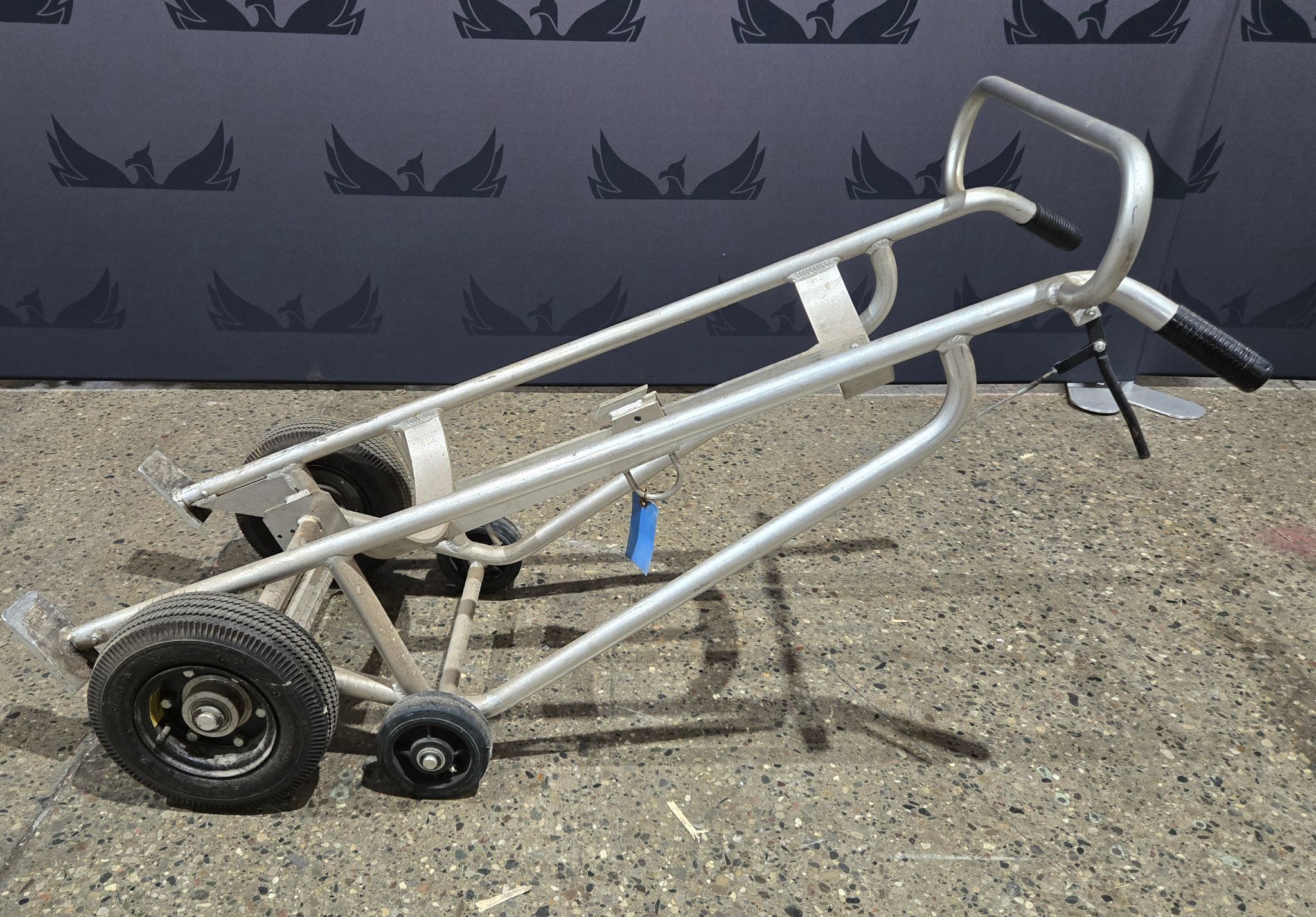 VALLEY CRAFT 2960A 4 WHEEL STEEL DRUM TRUCK WITH BRAKE USED 3