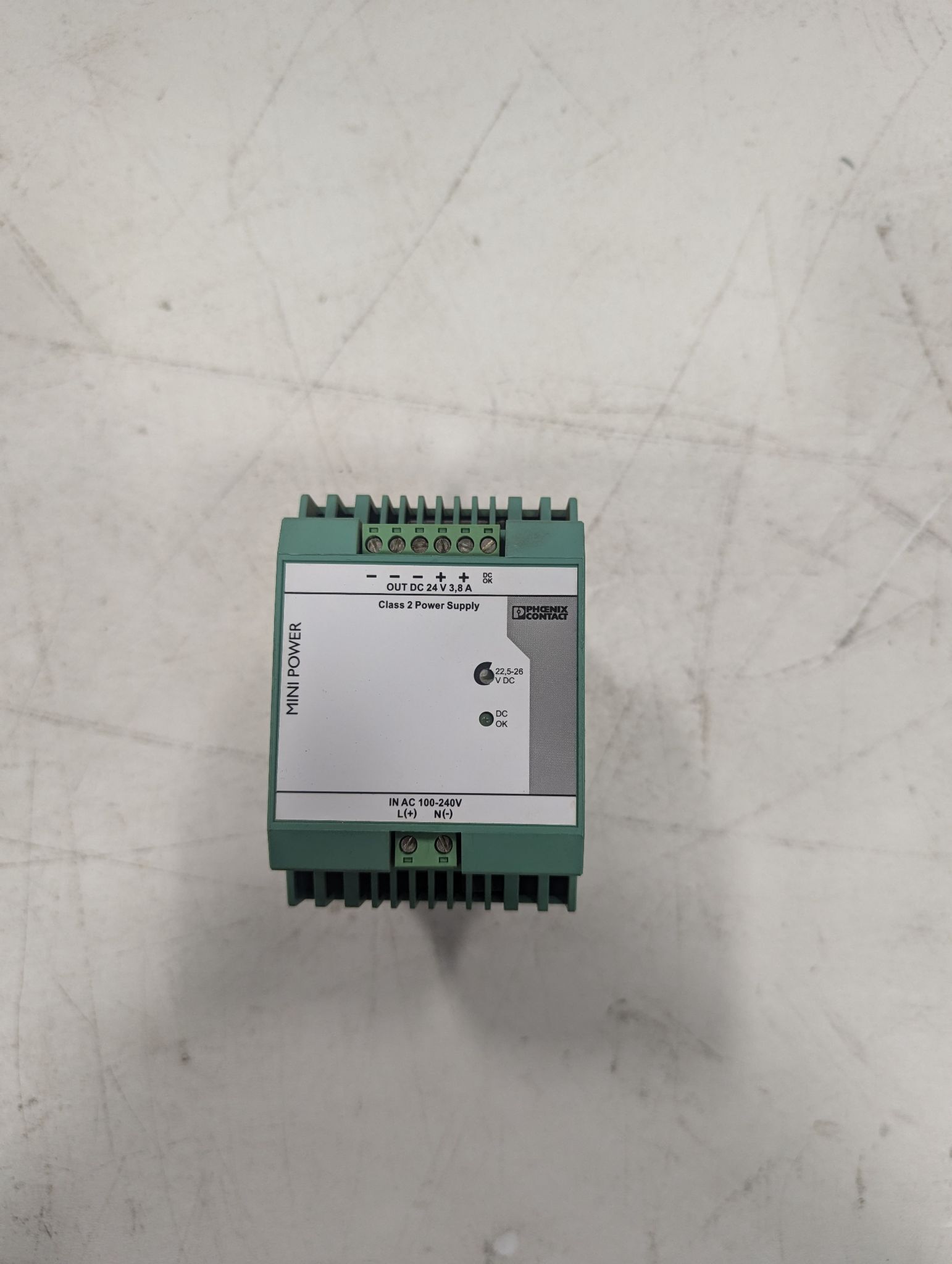 PHOENIX CONTACT MINI-PS-100-240AC/24DC/C2LPS POWER SUPPLY UNIT USED 0