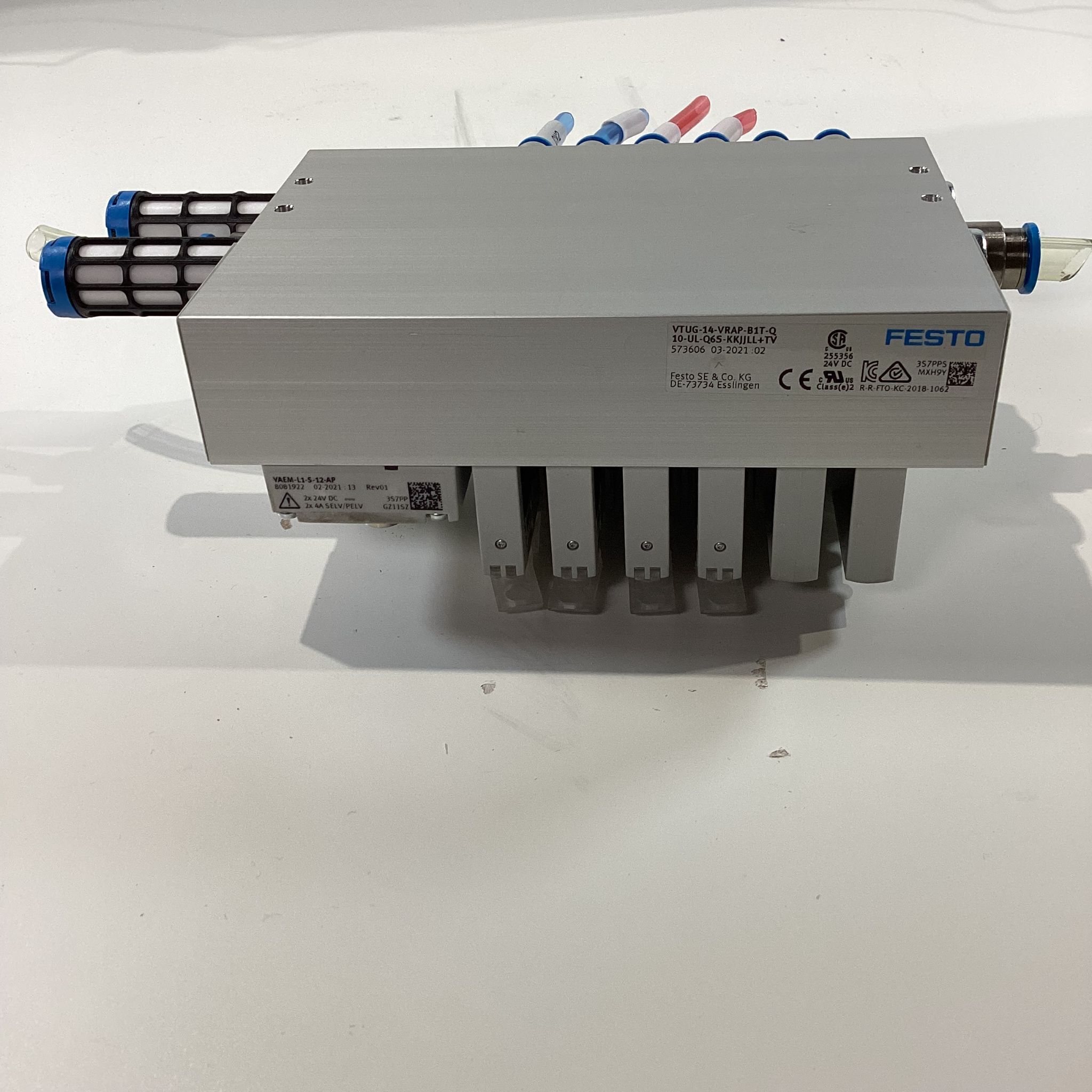 FESTO 10L-UL-Q6S-KKJJLL+TV Valve USED 1