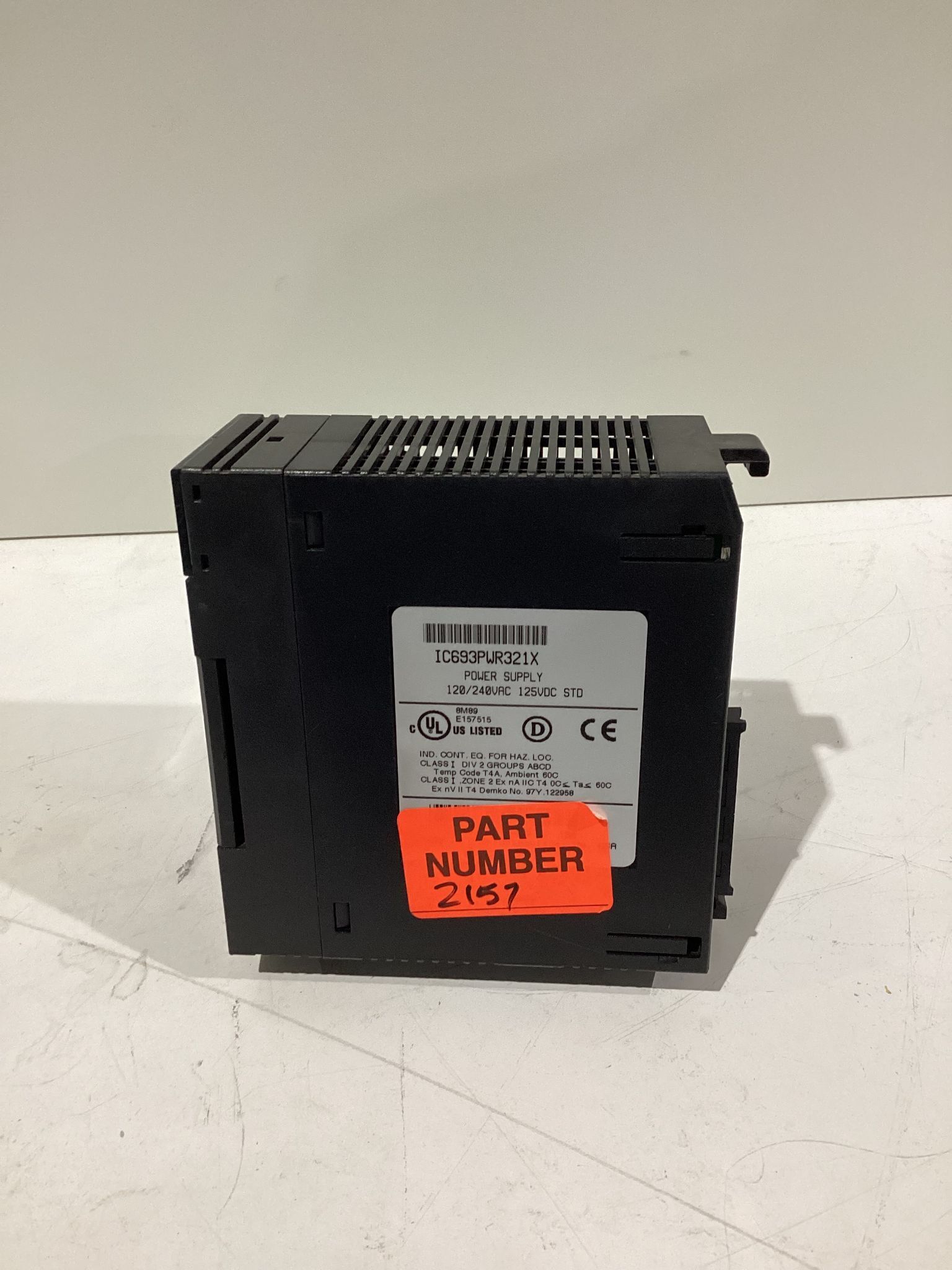 GE FANUC IC693PWR321X Power Supply Module USED 2