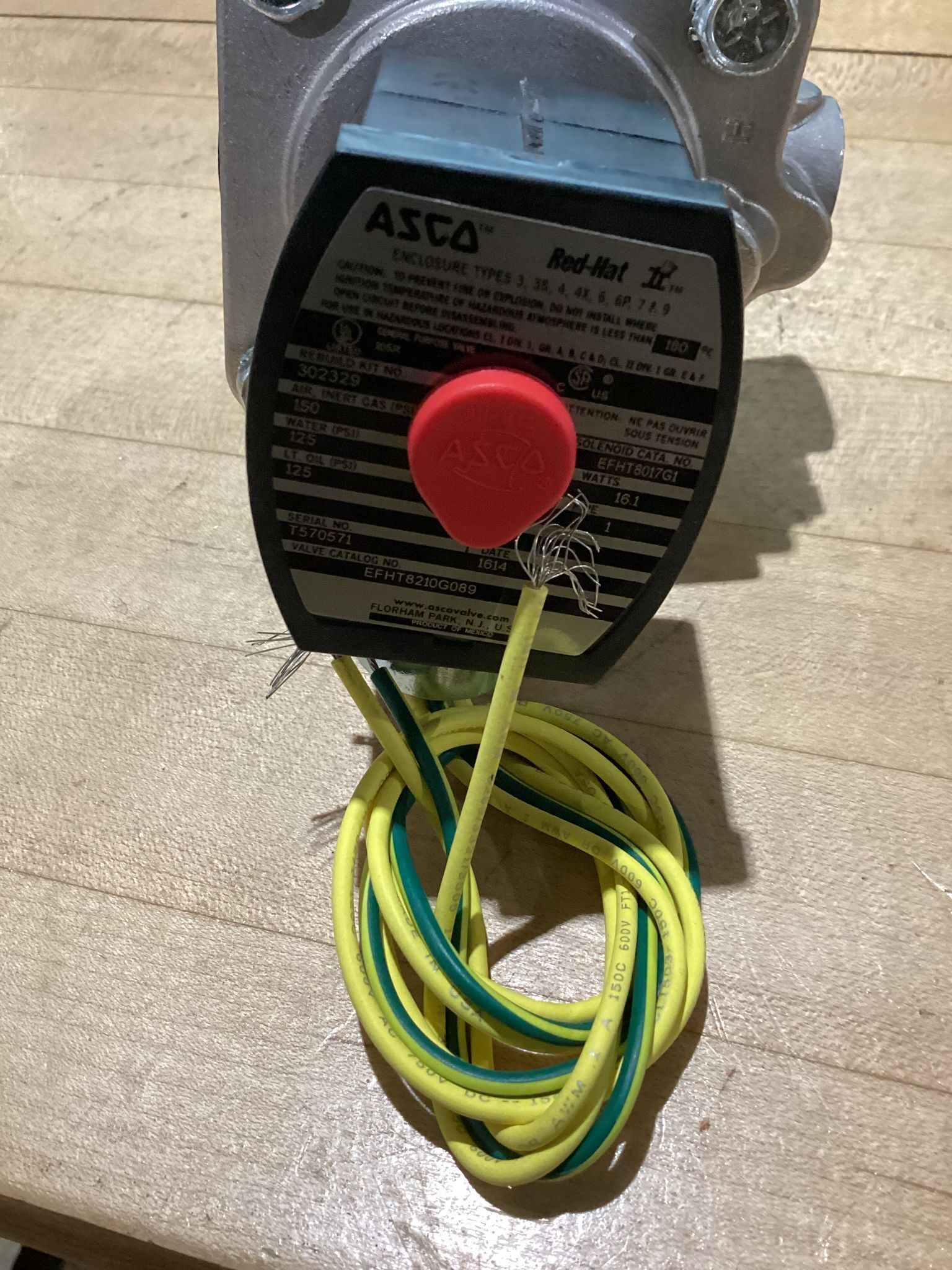 ASCO EFHT8017G1 Solenoid Valves USED 1
