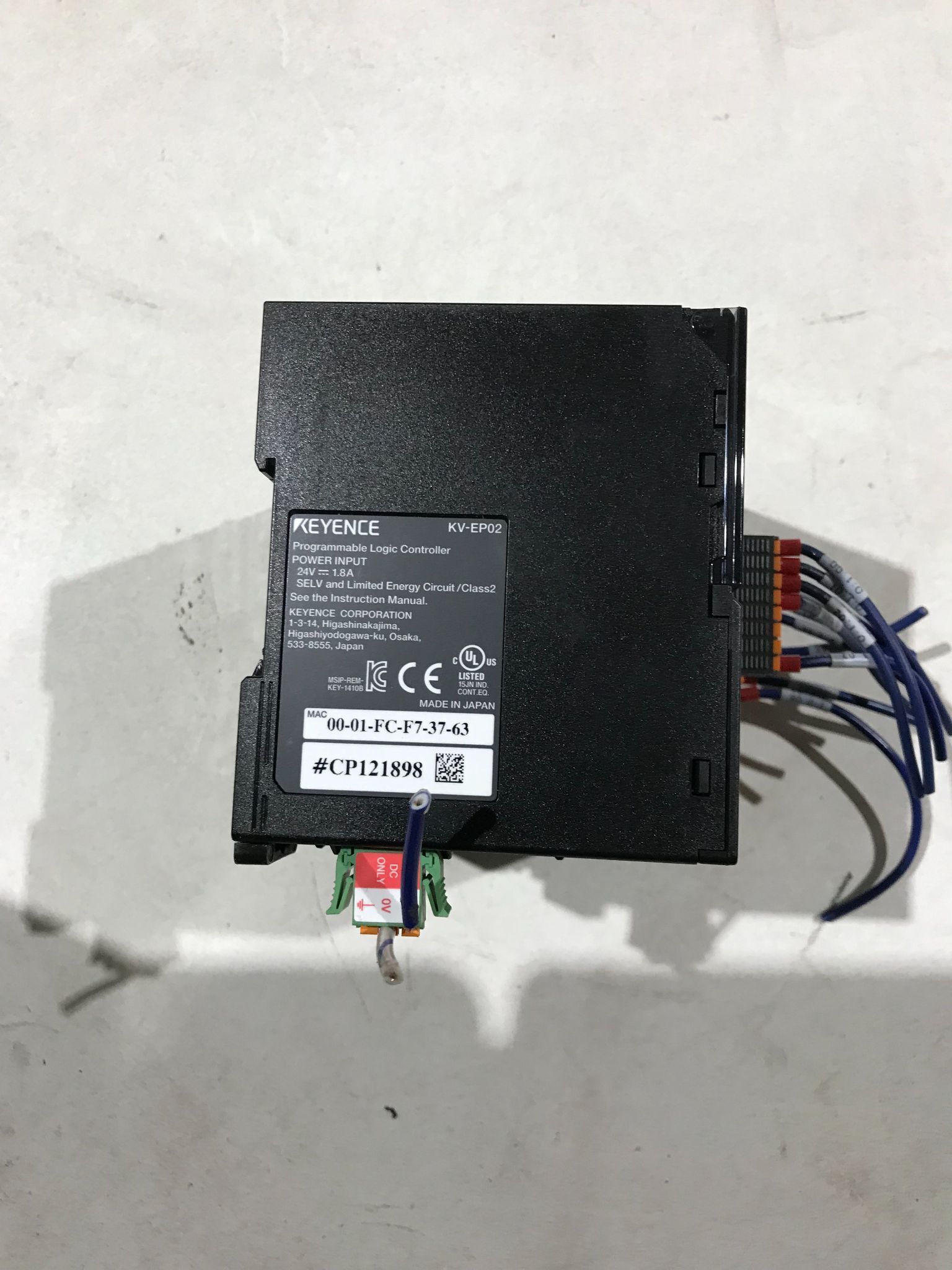 KEYENCE KV-EP02 PLC Communication Module USED 2