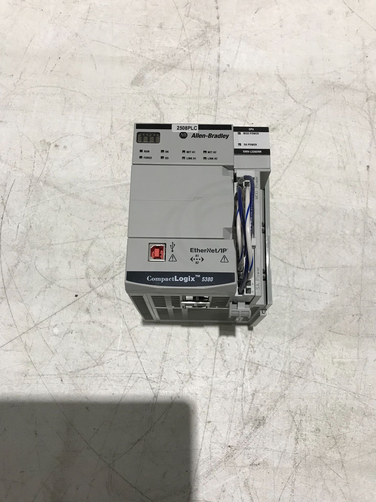 ALLEN-BRADLEY 5069-L330ERM CompactLogix 5380 Controller USED 3
