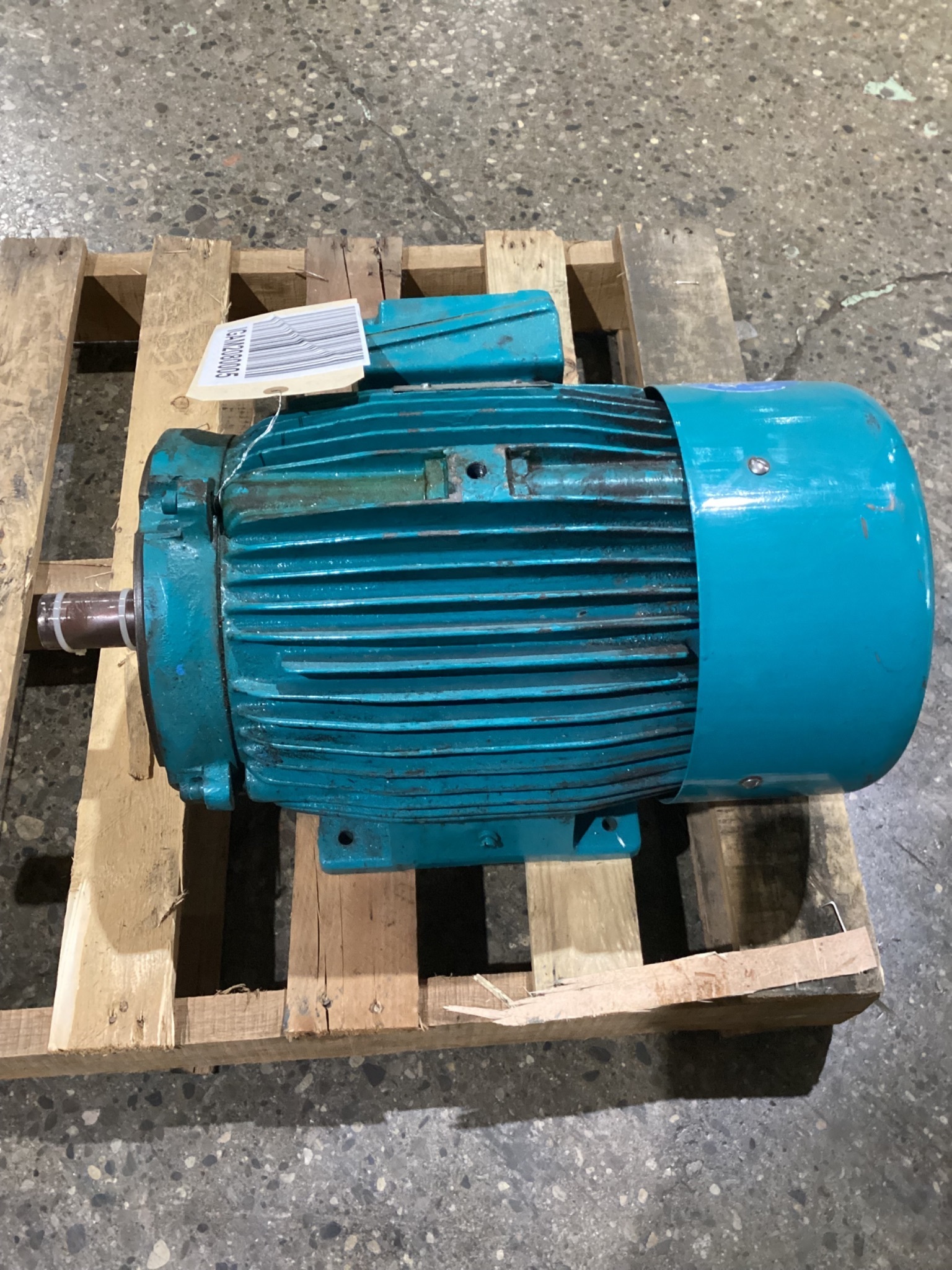 BROOK CROMPTON CC4N0105C 10HP MOTOR, 3PH, 1740 RPM USED 2