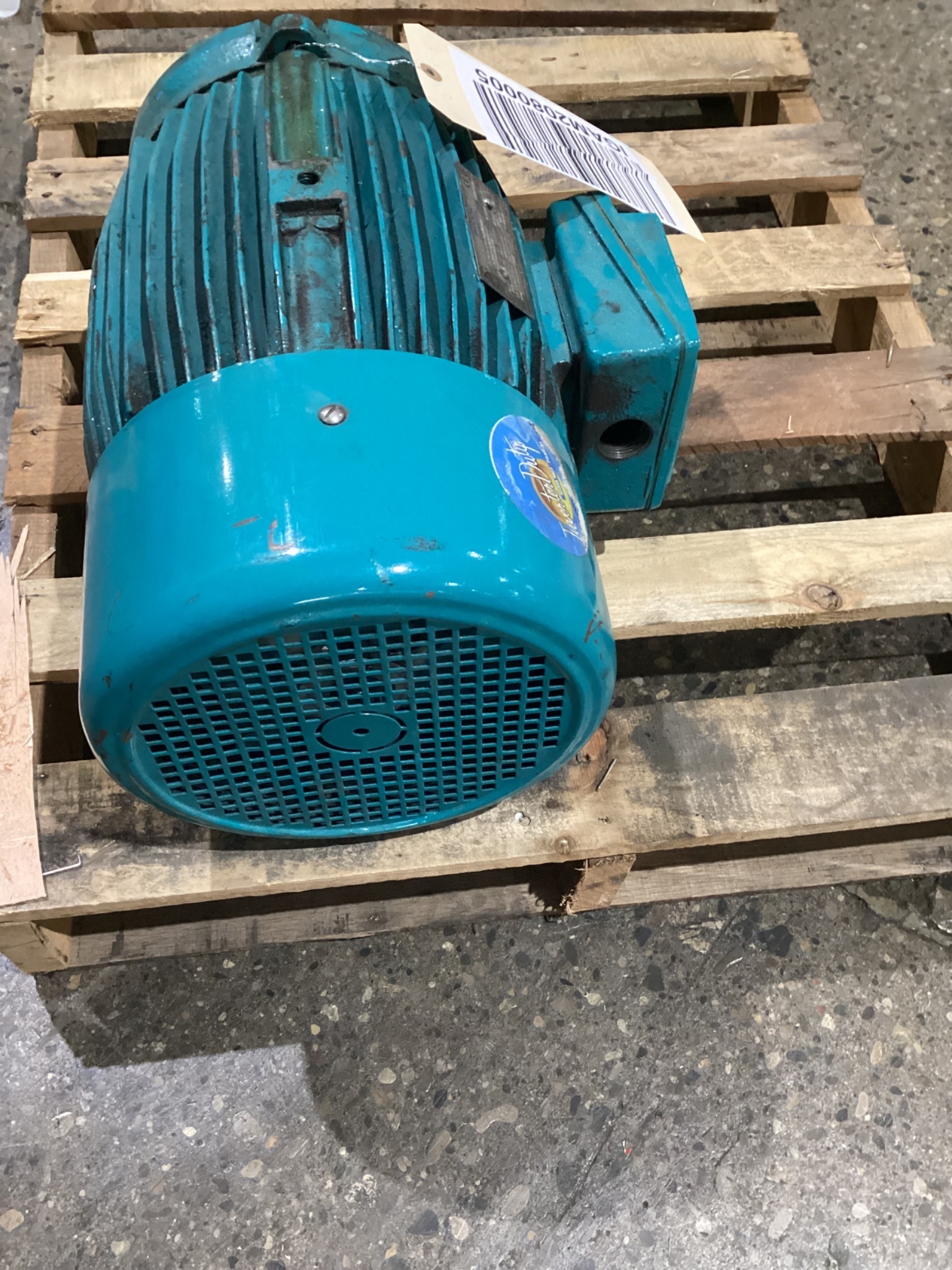 BROOK CROMPTON CC4N0105C 10HP MOTOR, 3PH, 1740 RPM USED 3