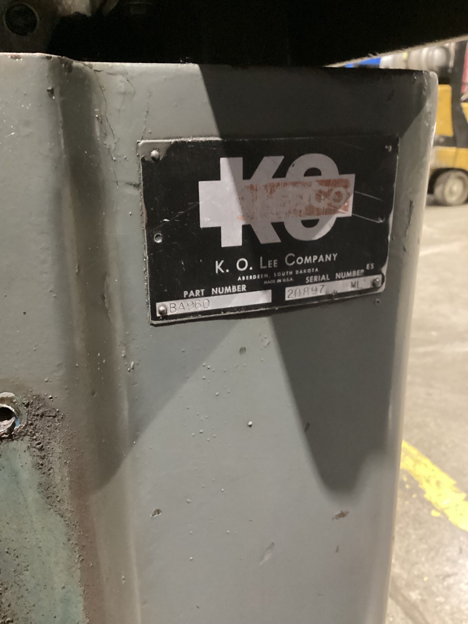 K.O. LEE BA960 TOOL CUTTER/GRINDER USED 6