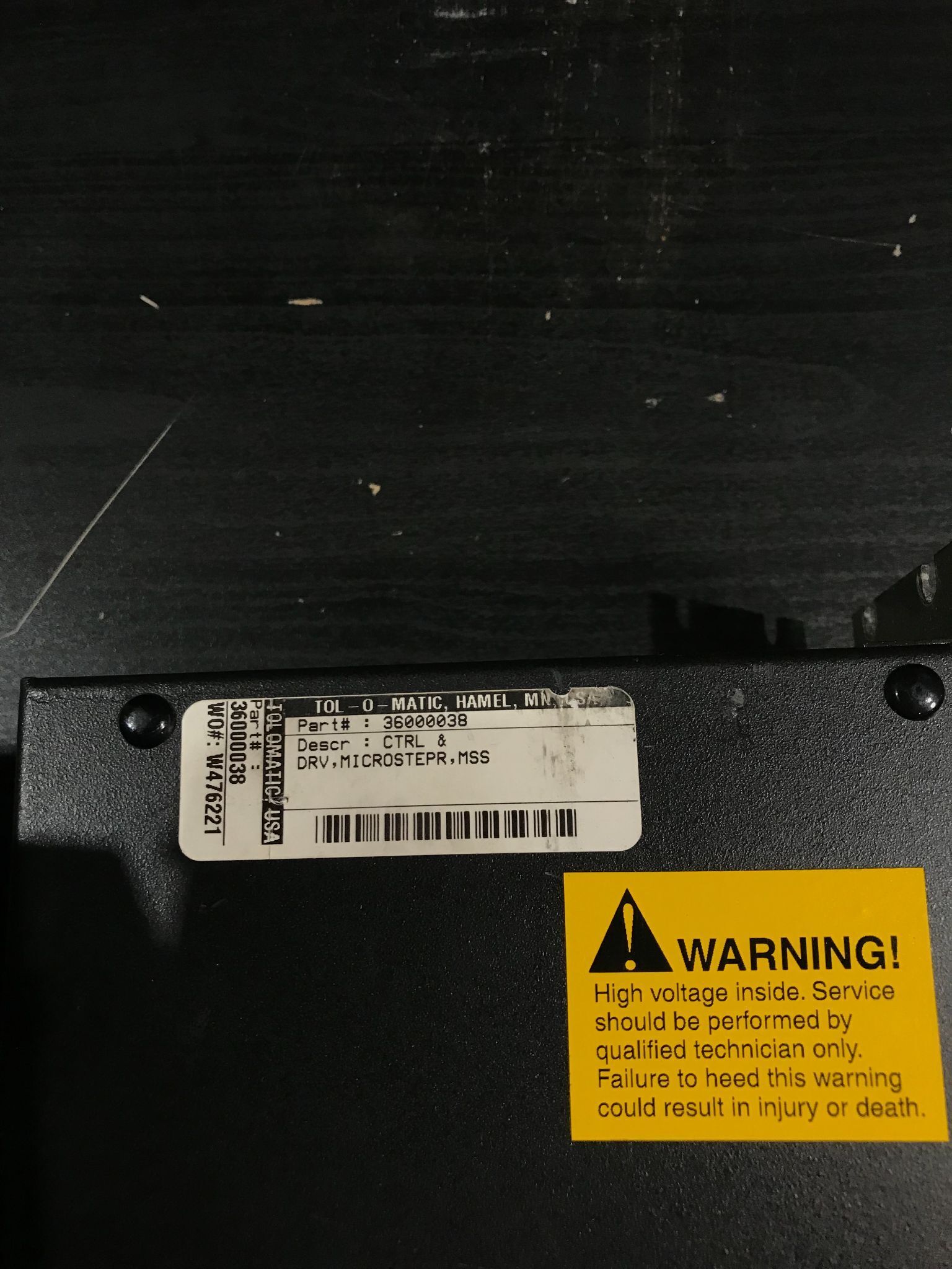 TOLOMATIC 36000038 Mirco-Stepping Controller USED 3