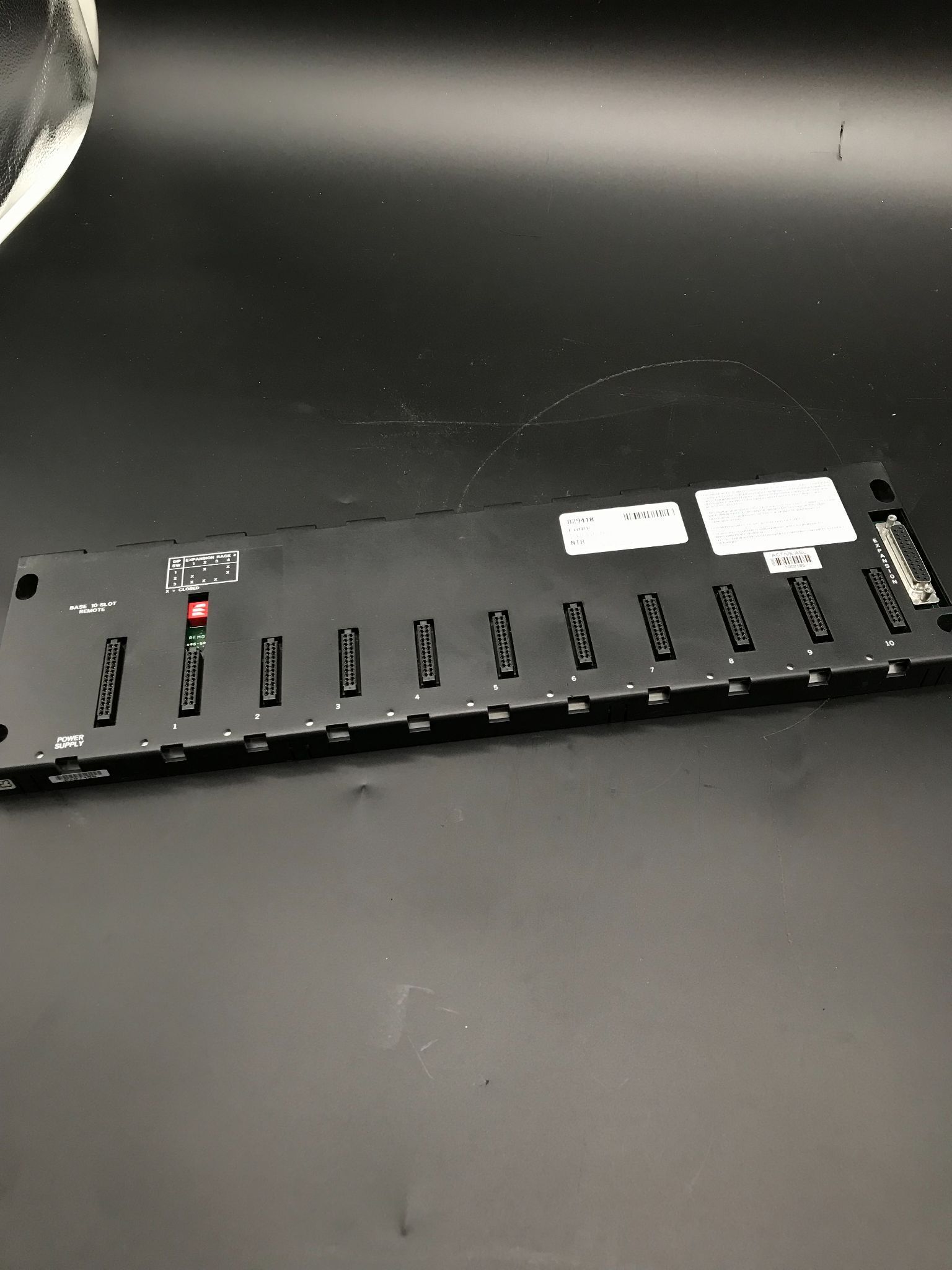 GE FANUC IC693CHS393 10 Slot PLC Backplane USED 2