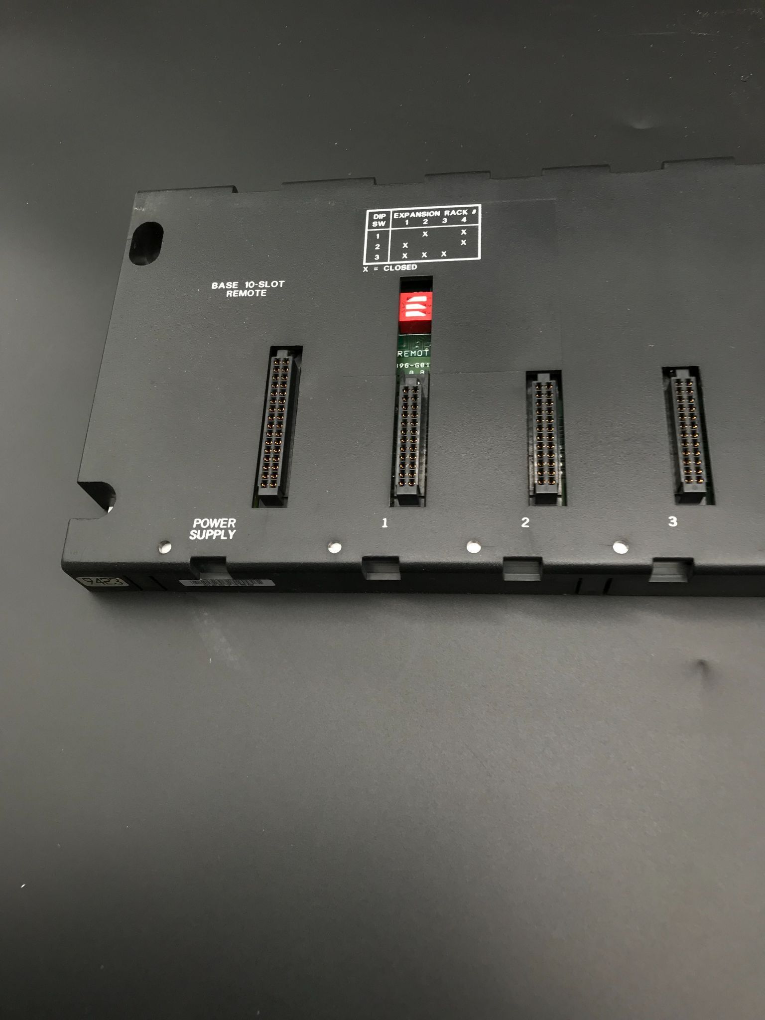 GE FANUC IC693CHS393 10 Slot PLC Backplane USED 3