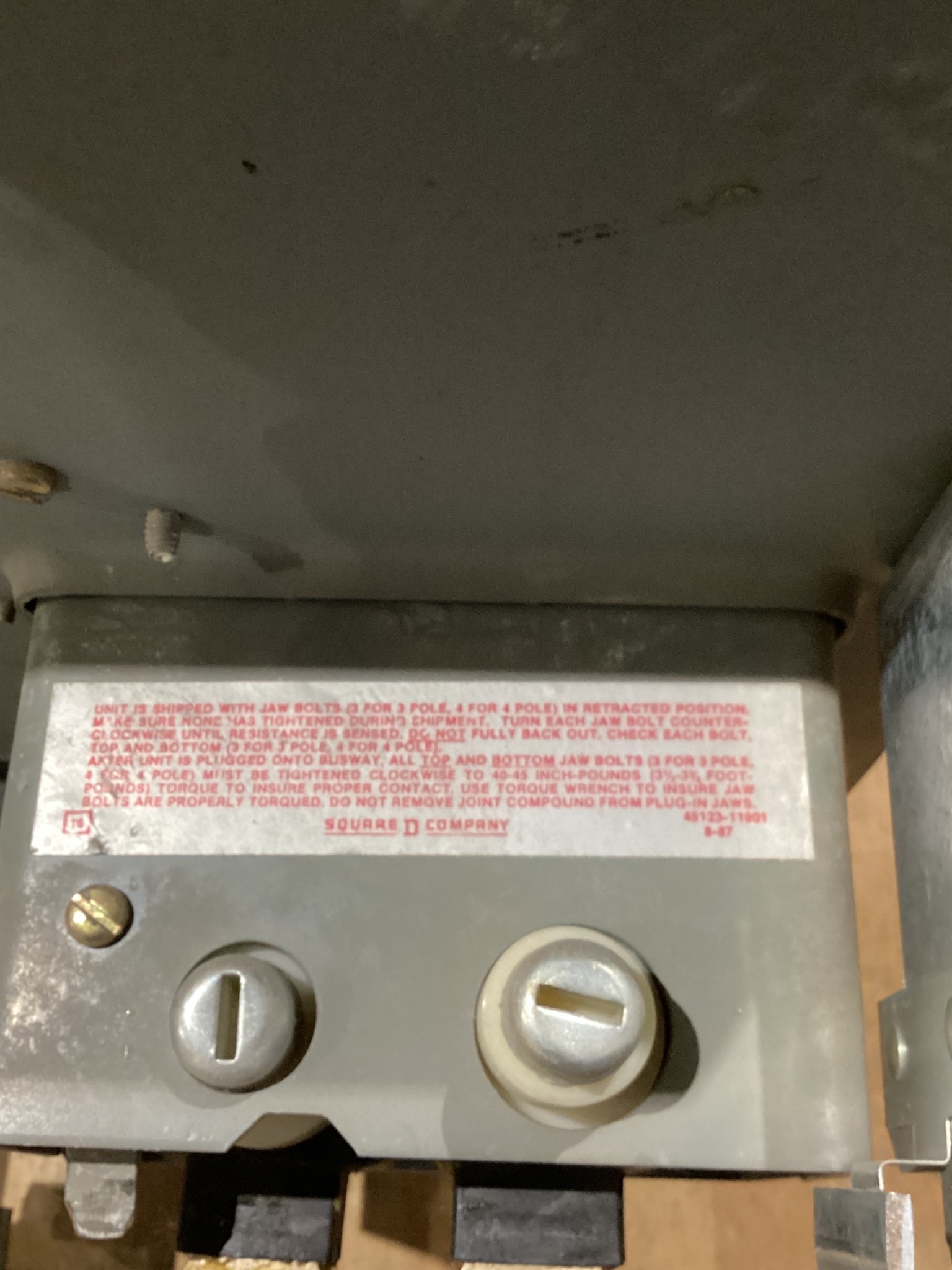 Square D 400A PBLH36400G I-LINE Fusible Bus Plug 600V, 3PH, 3W USED 3