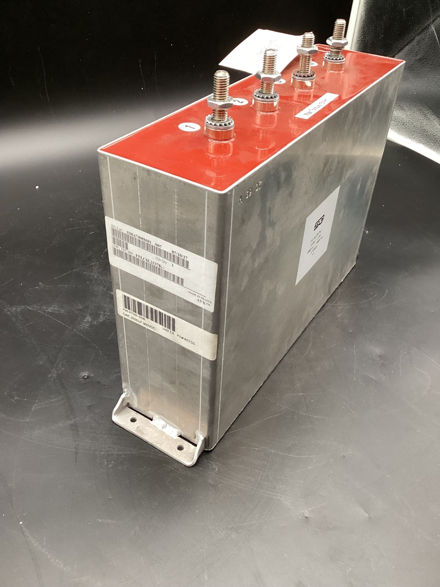 TPC FFLC6L2537K 2530uF, 1000 VDC / 300A RMS, A740886 High Power Capacitor NEW 1
