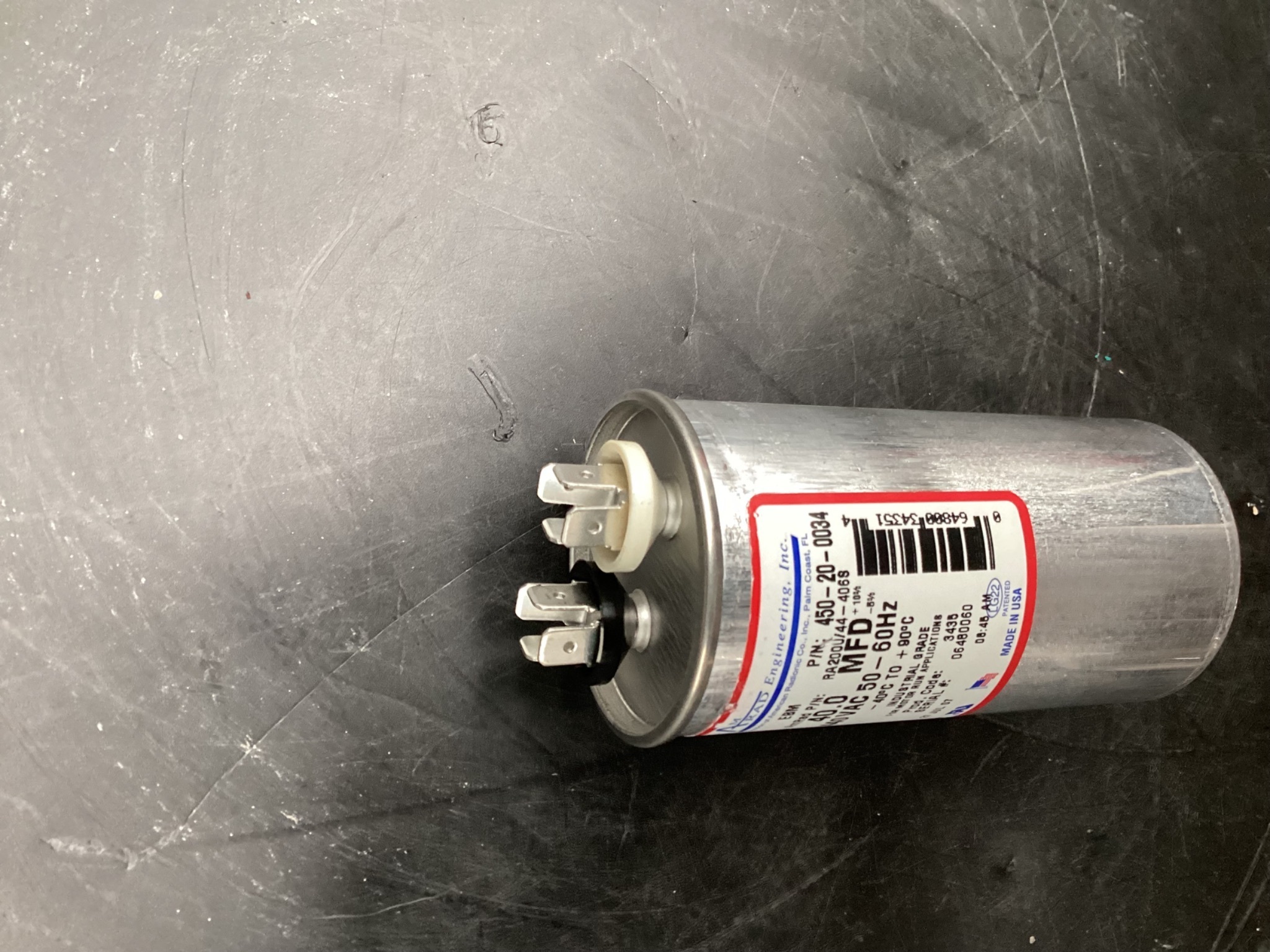 AMRAD EBM PAPST 450-20-0034 Motor Capacitor NEW 3