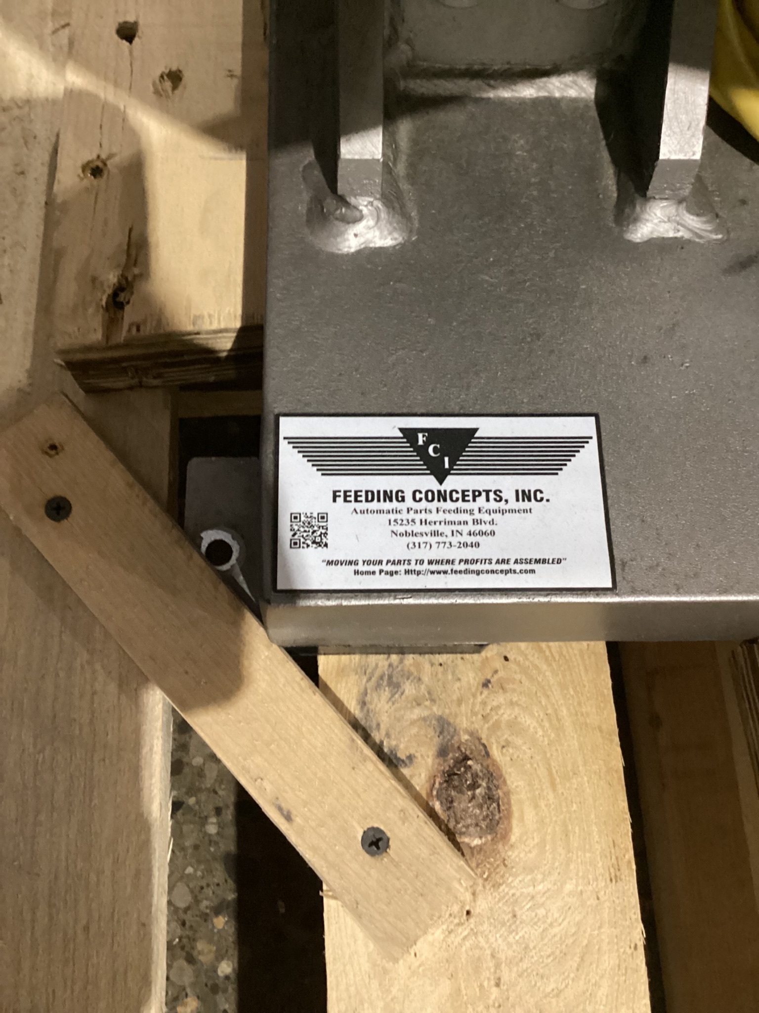 FEEDING CONCEPTS FC-19-15580-2 VIBRATORY BOWL FEEDER SYSTEM USED 3